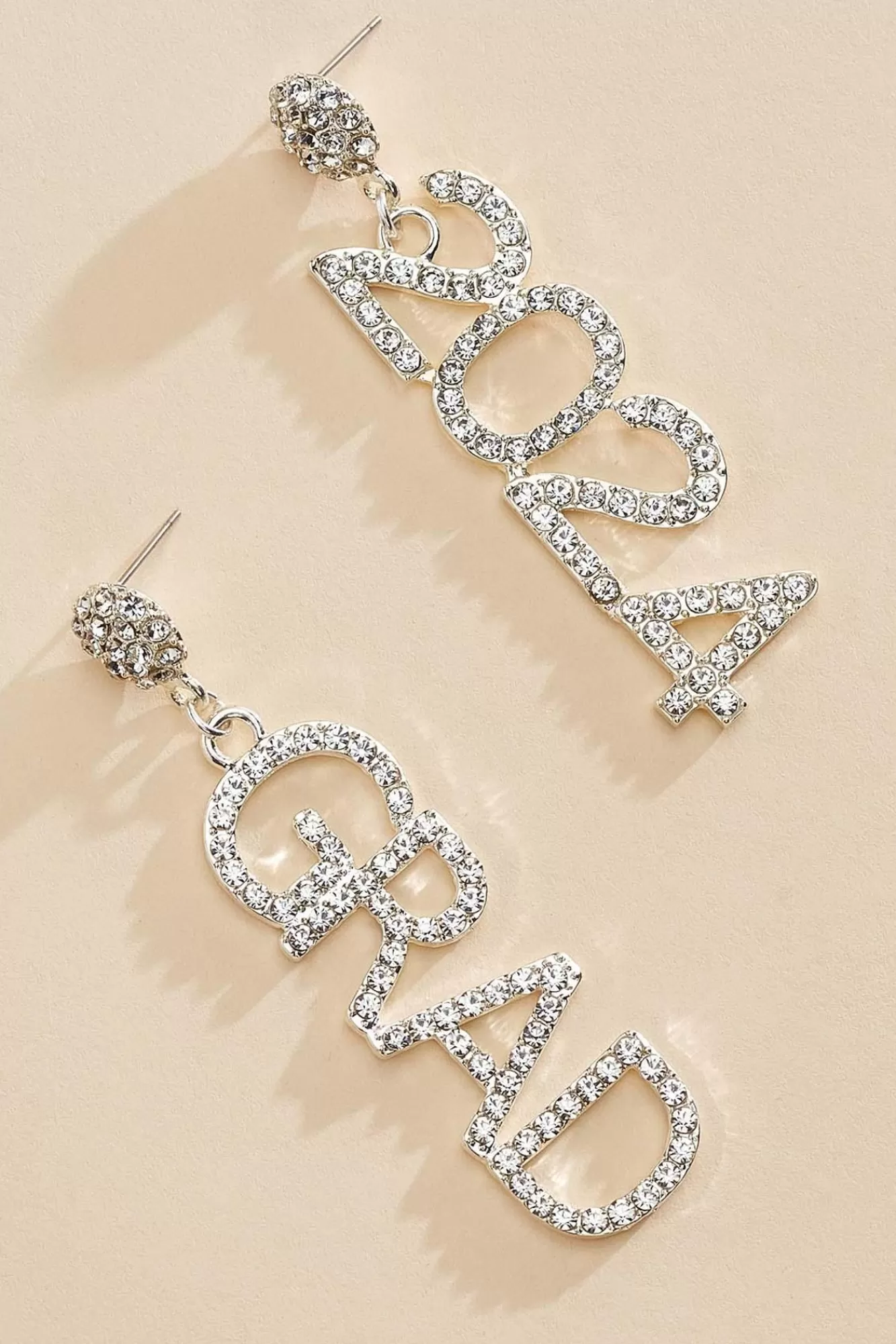 Women Versona 2024 Grad Rhinestone Earrings