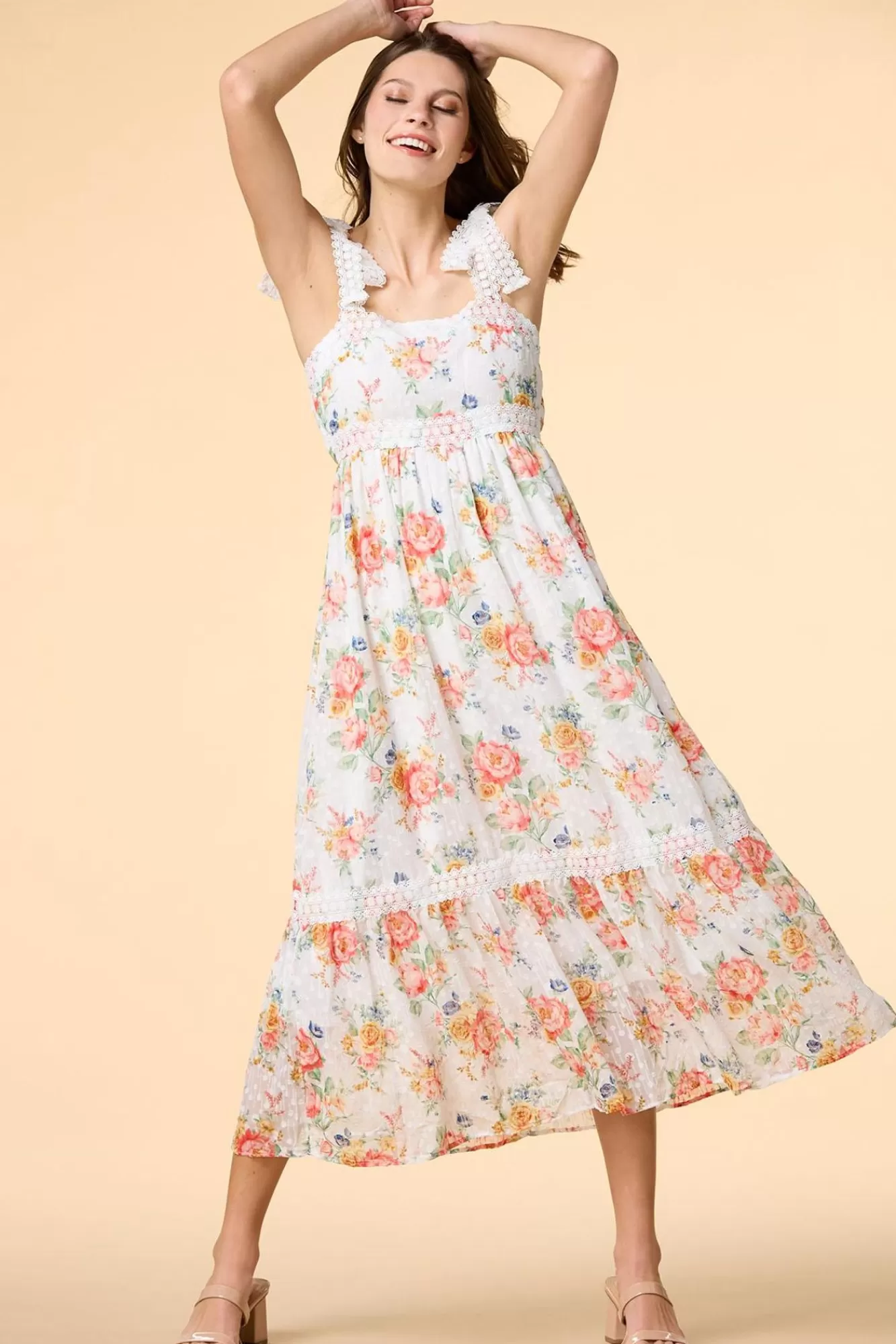 Women Versona Afternoon Tea Midi Dress