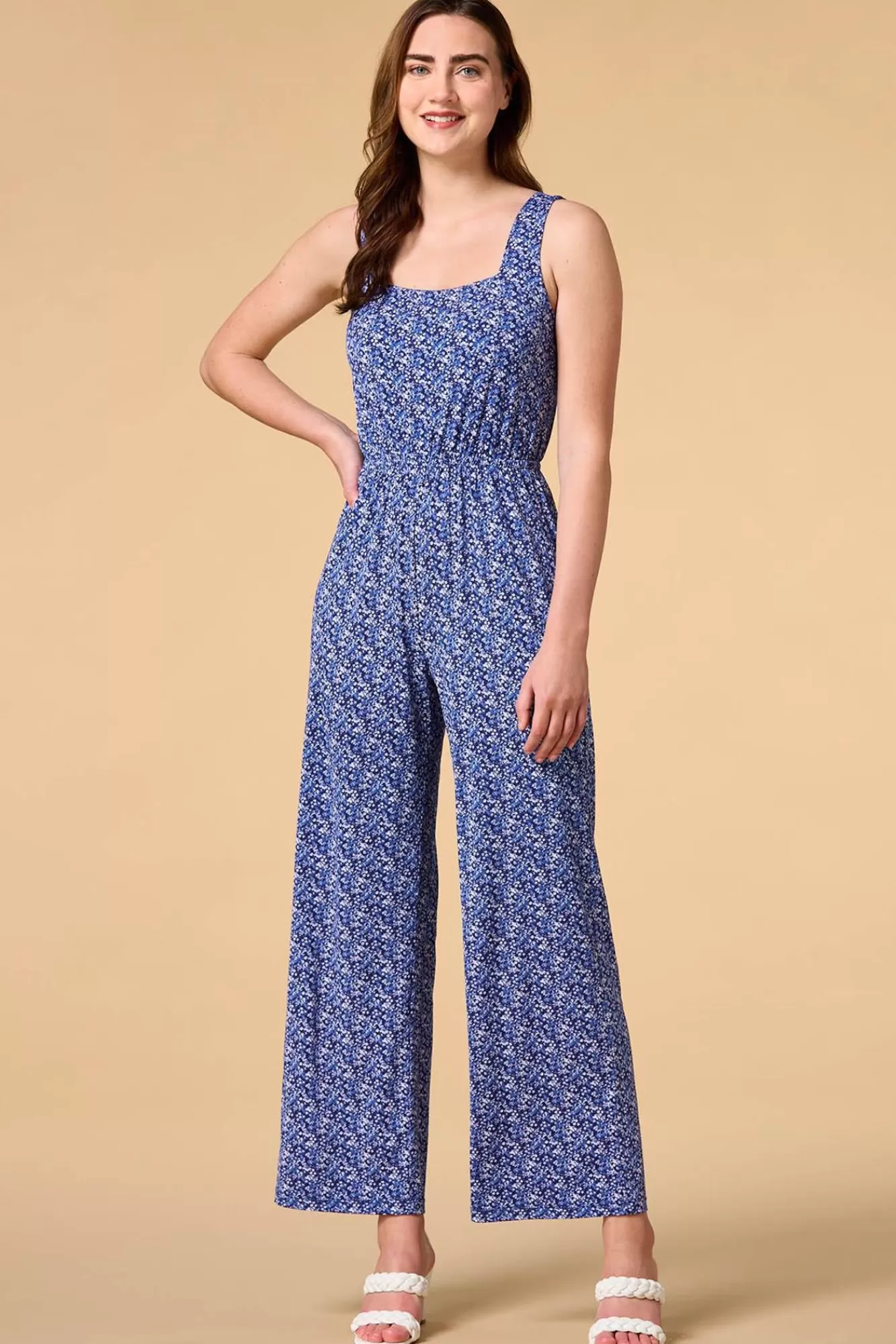 Women Versona Baby Blue Eyes Jumpsuit