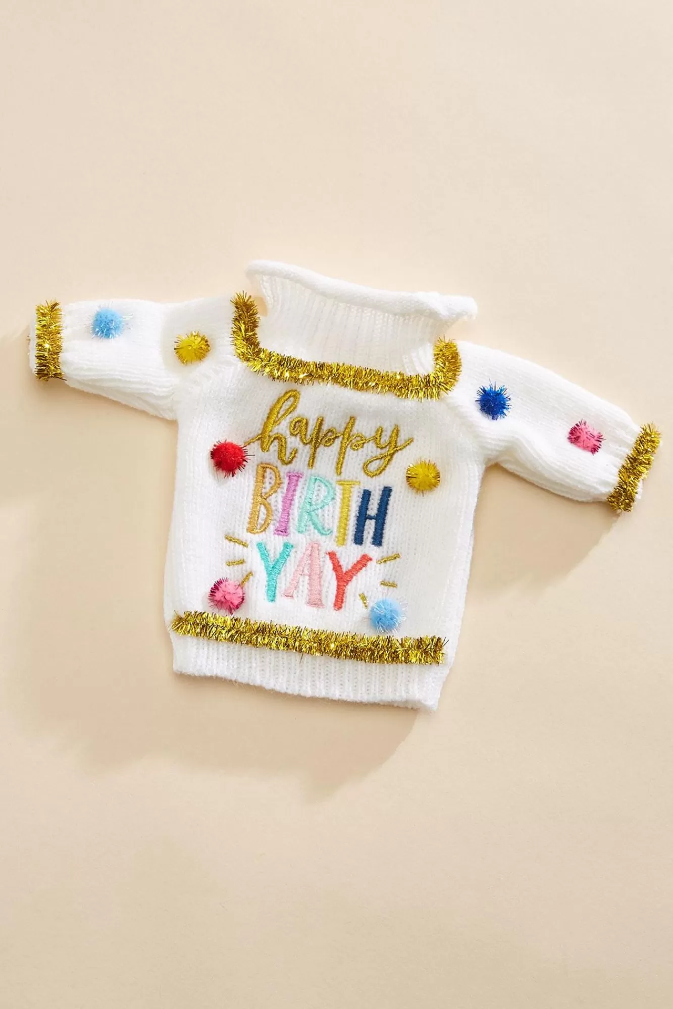 Women Versona Birthday Sweater Bottle Cover