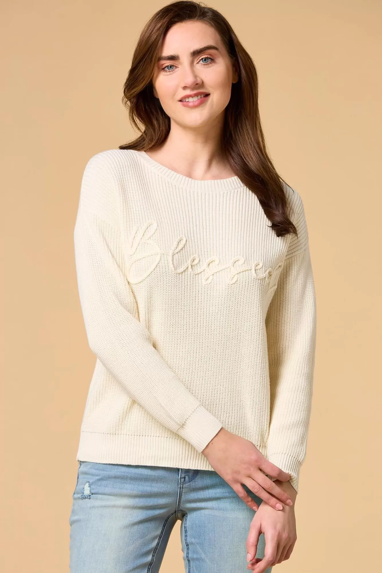 Women Versona Blessed Sweater