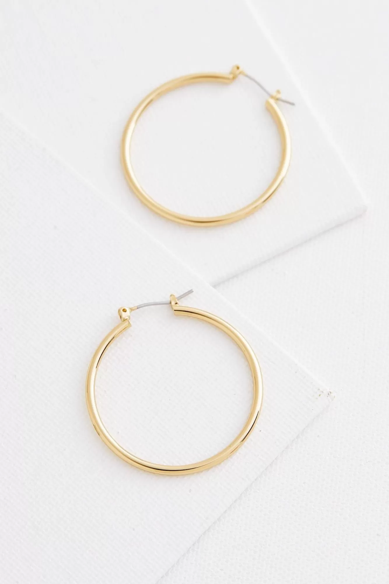 Women Versona Brass Hoop Earrings