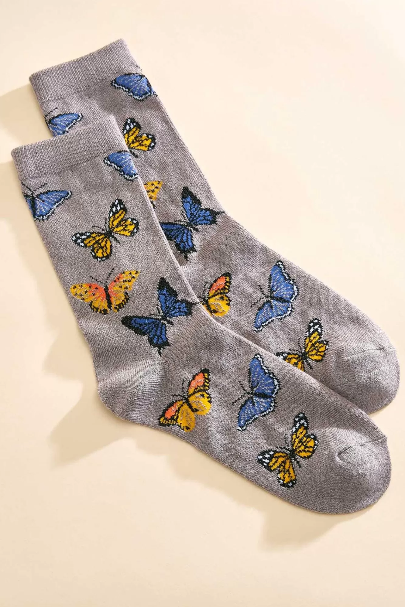 Women Versona Butterfly Crew Socks