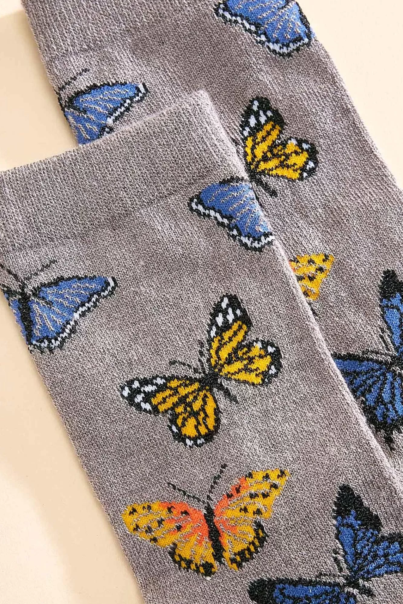 Women Versona Butterfly Crew Socks