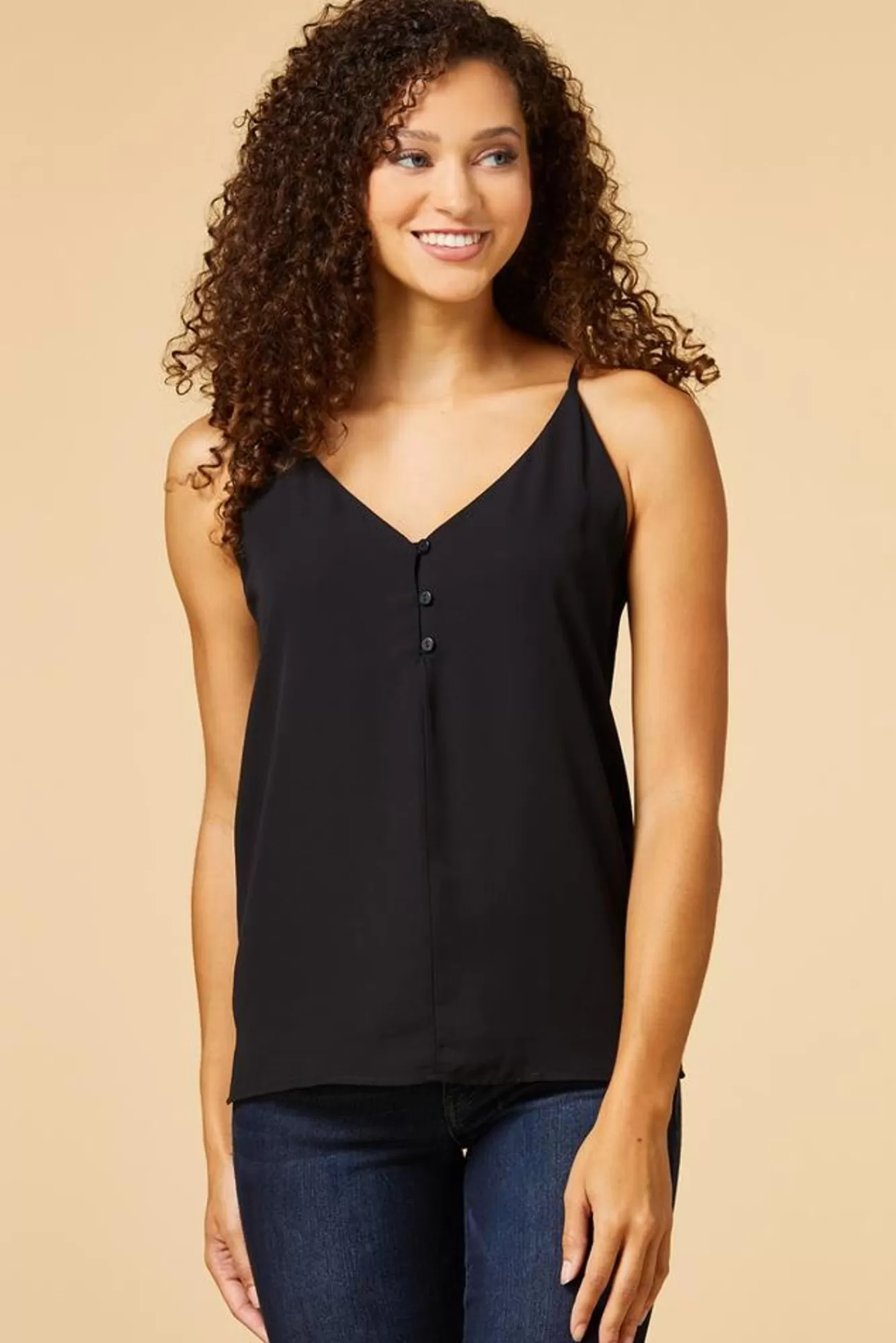 Women Versona Button Detail Tank