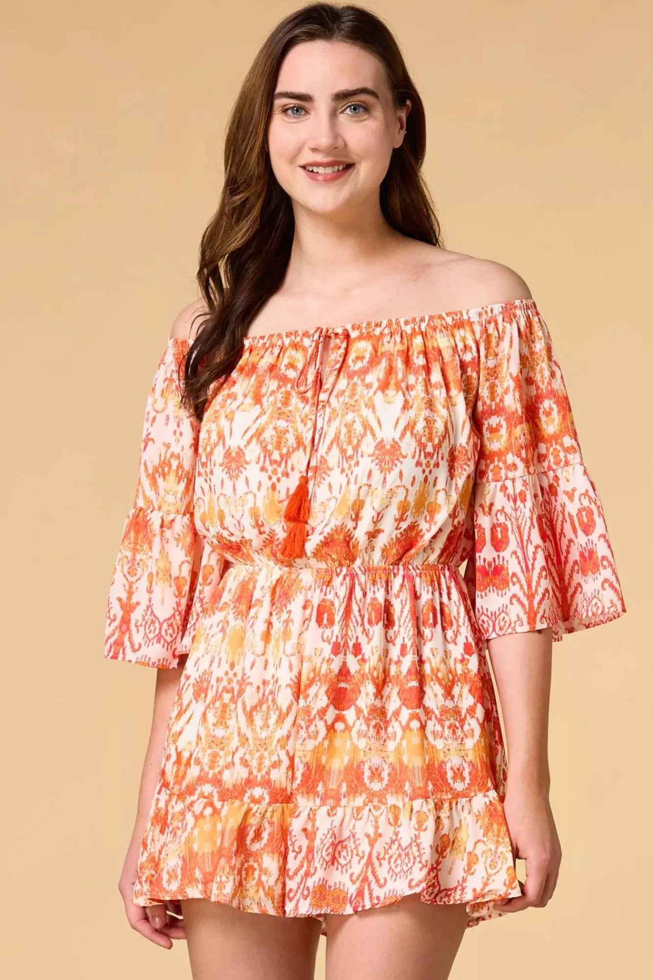 Women Versona Citrus Sunset Romper