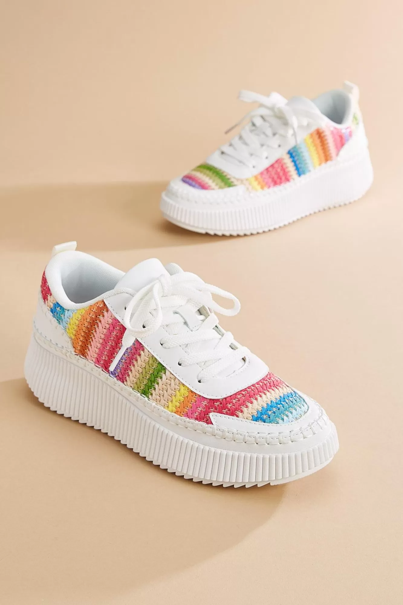 Women Versona Color Striped Sneakers