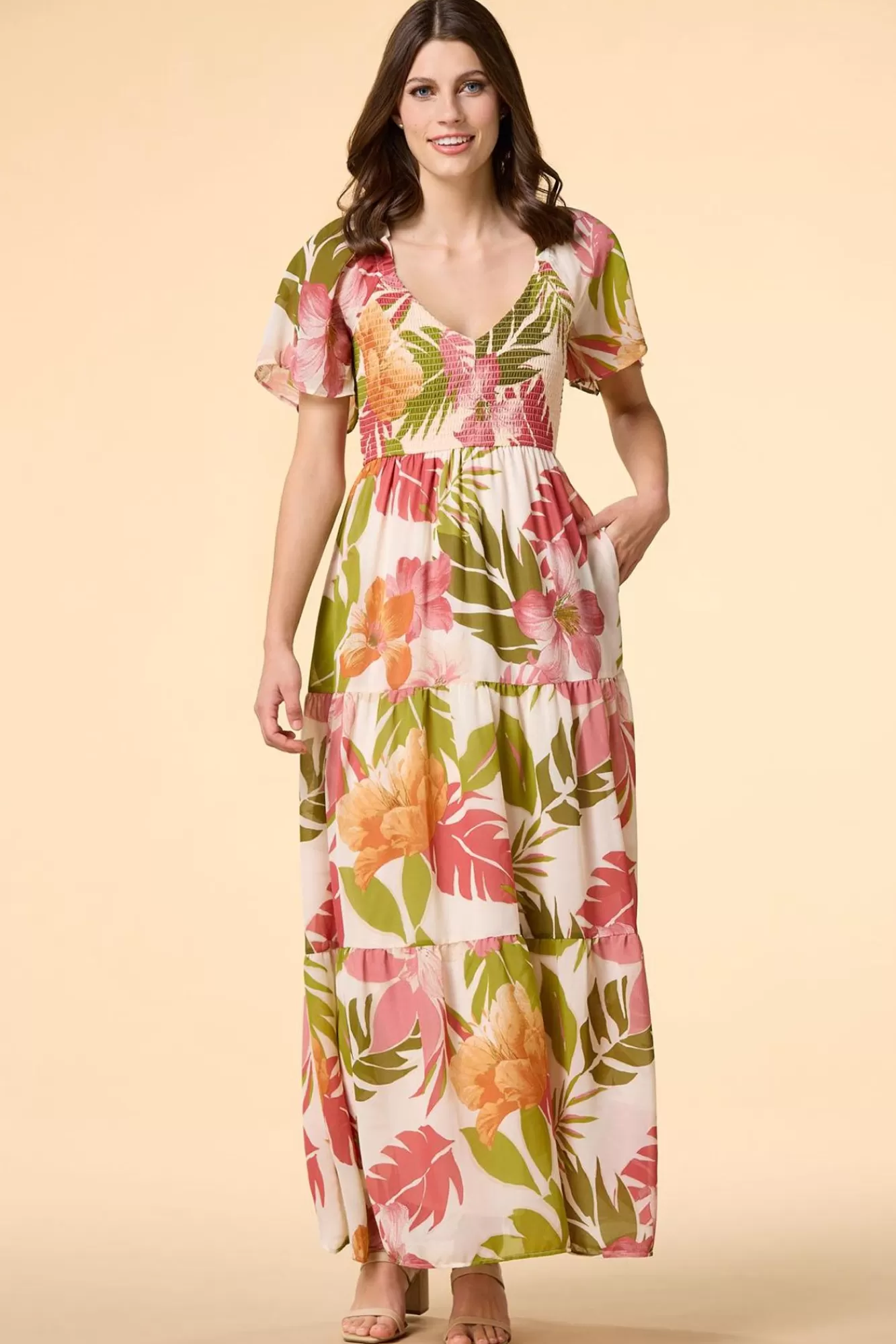 Women Versona Cosmos In Cabo Maxi Dress