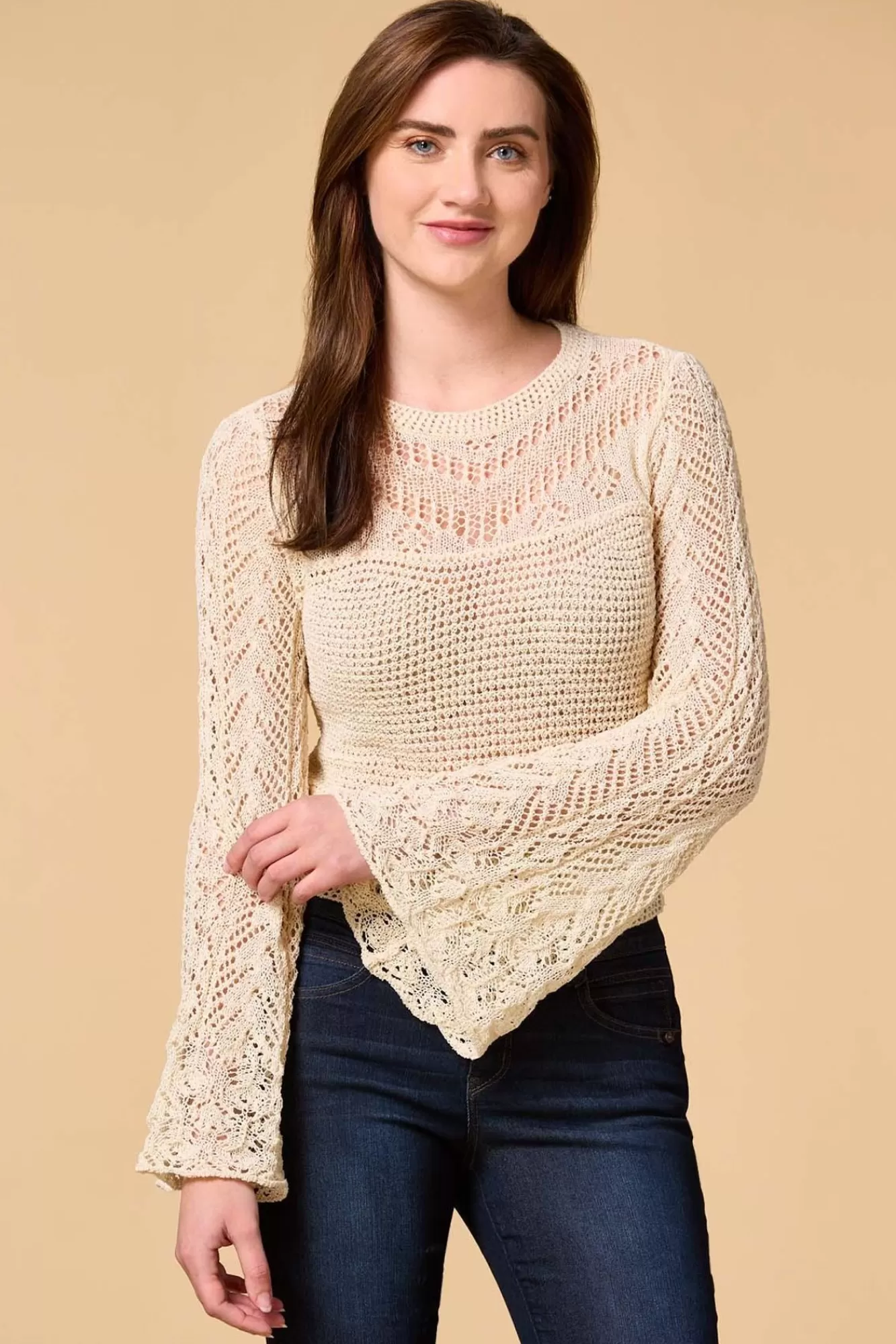 Women Versona Crochet Cutie Sweater