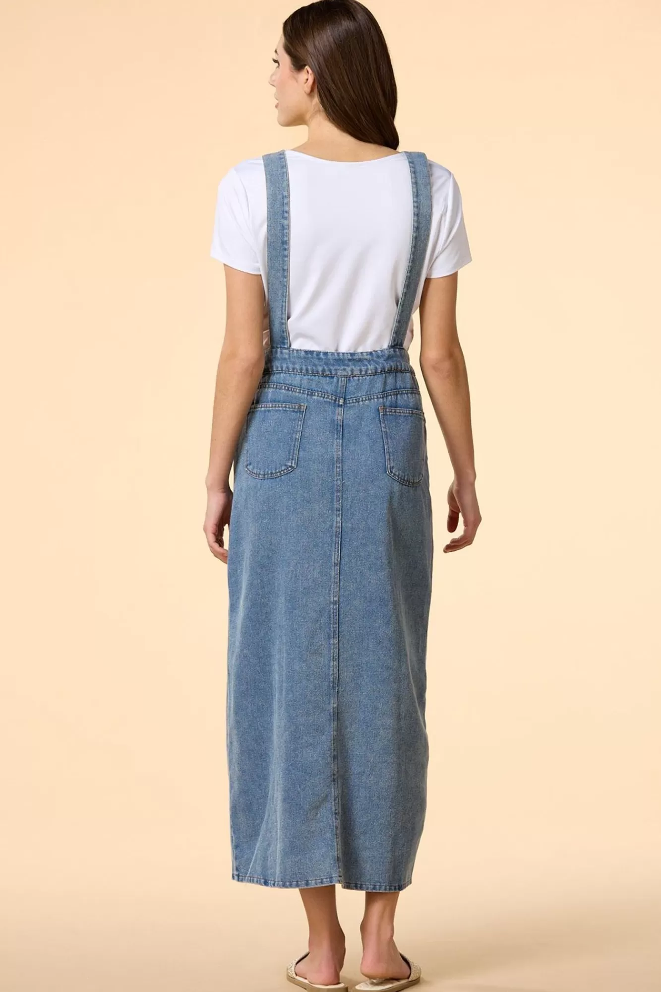 Women Versona Denim Dazzle Overall Dress