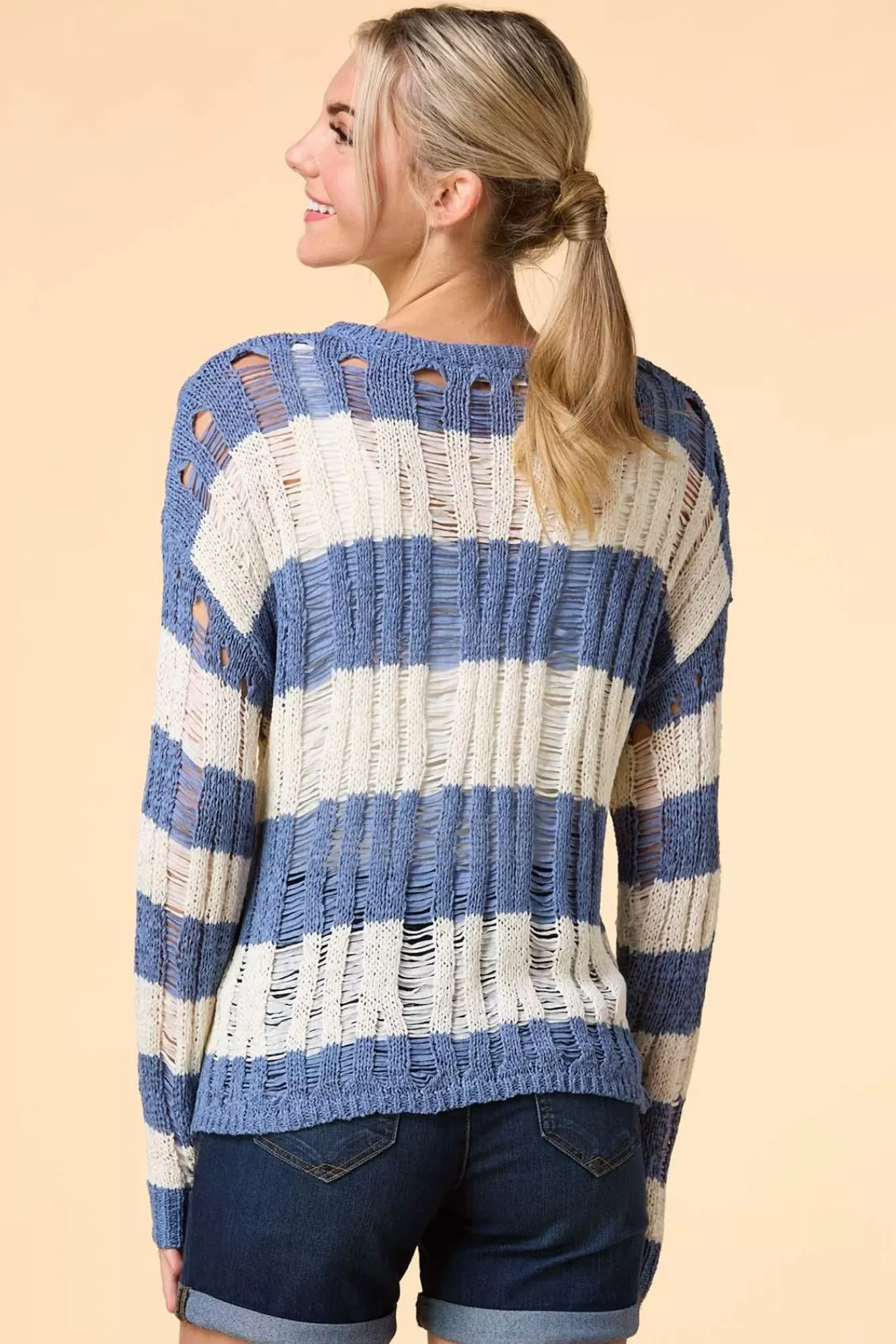 Women Versona Distress Signal Sweater