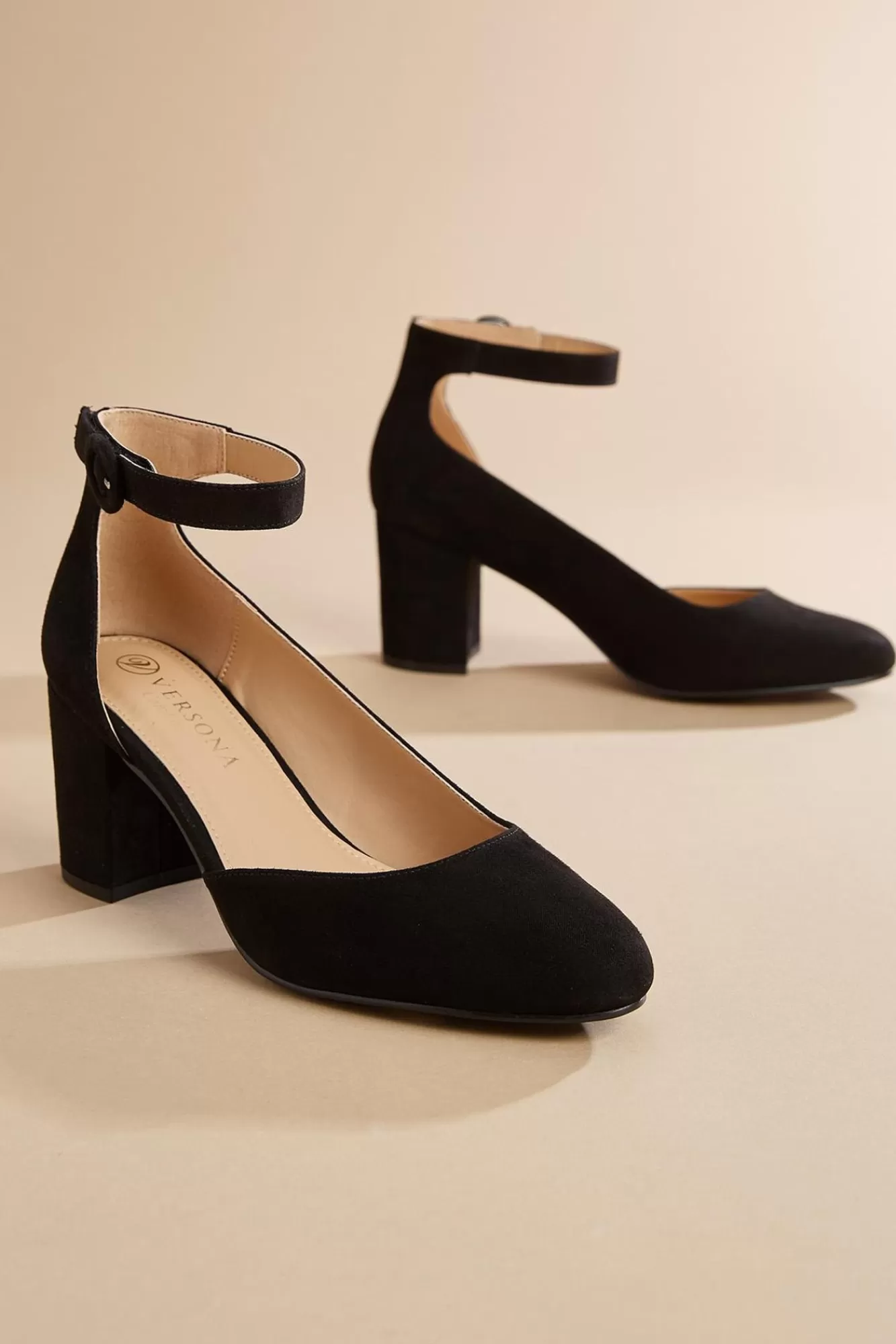 Women Versona Dorsay Block Heel Pumps