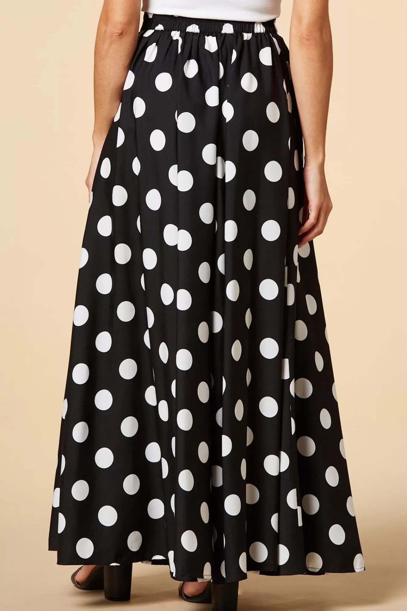 Women Versona Dot The Difference Maxi Skirt