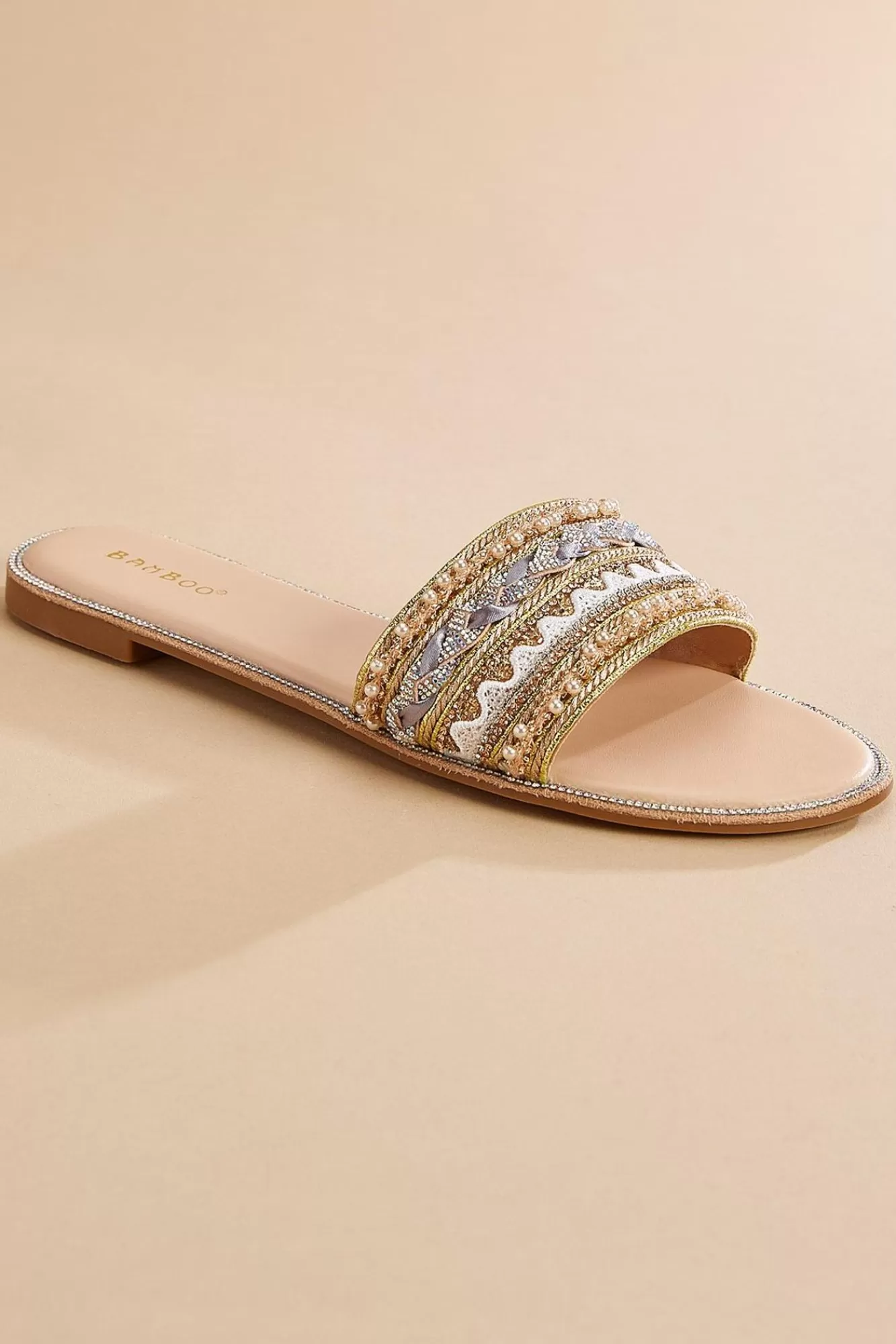 Women Versona Embellished Trim Sandals