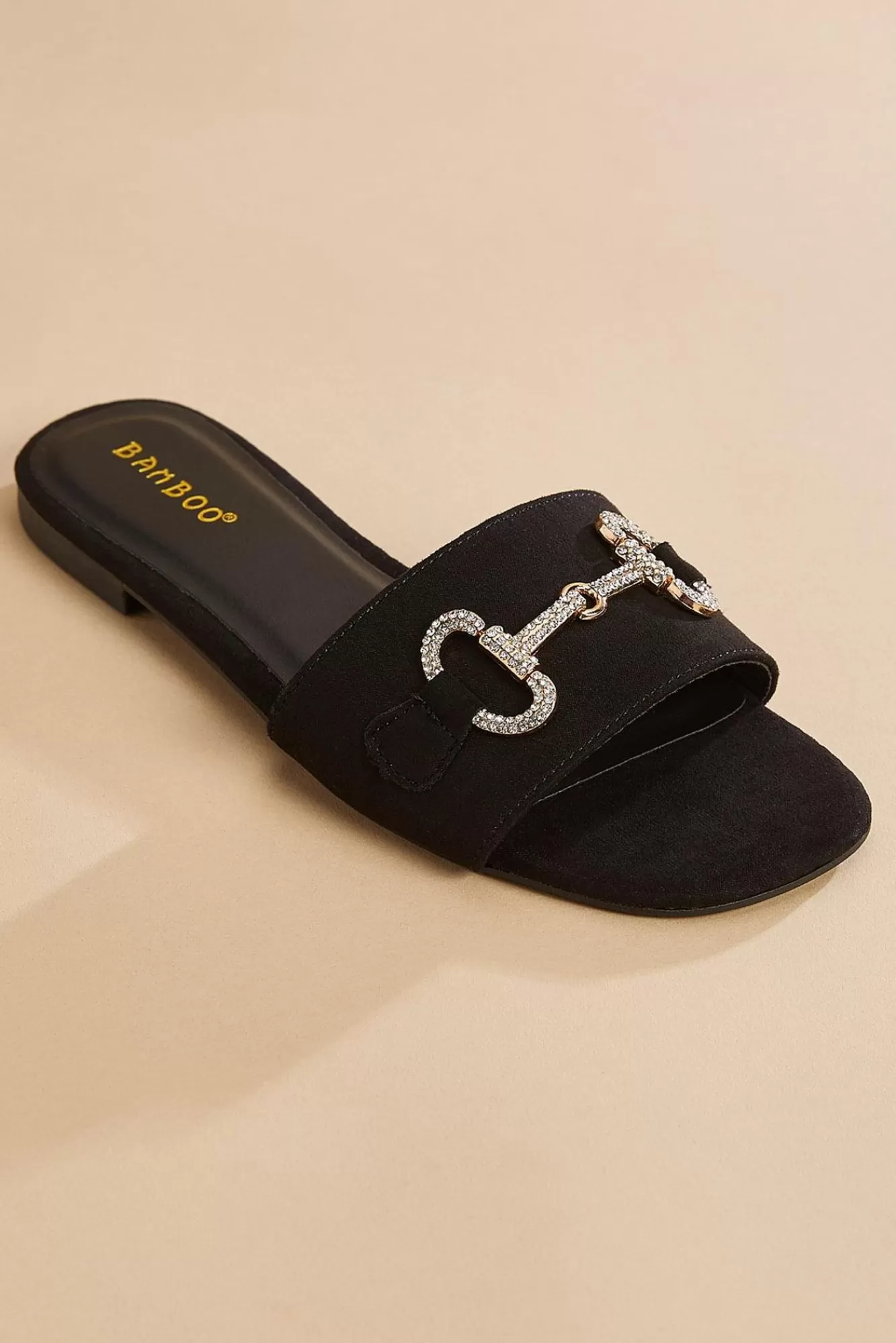 Women Versona Faux Suede Horsebit Slides