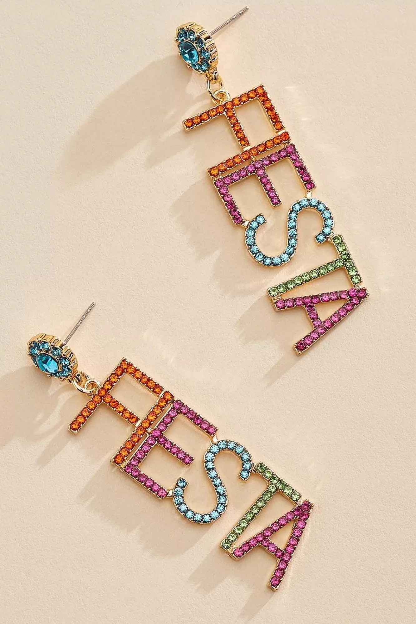 Women Versona Fiesta Rhinestone Earrings