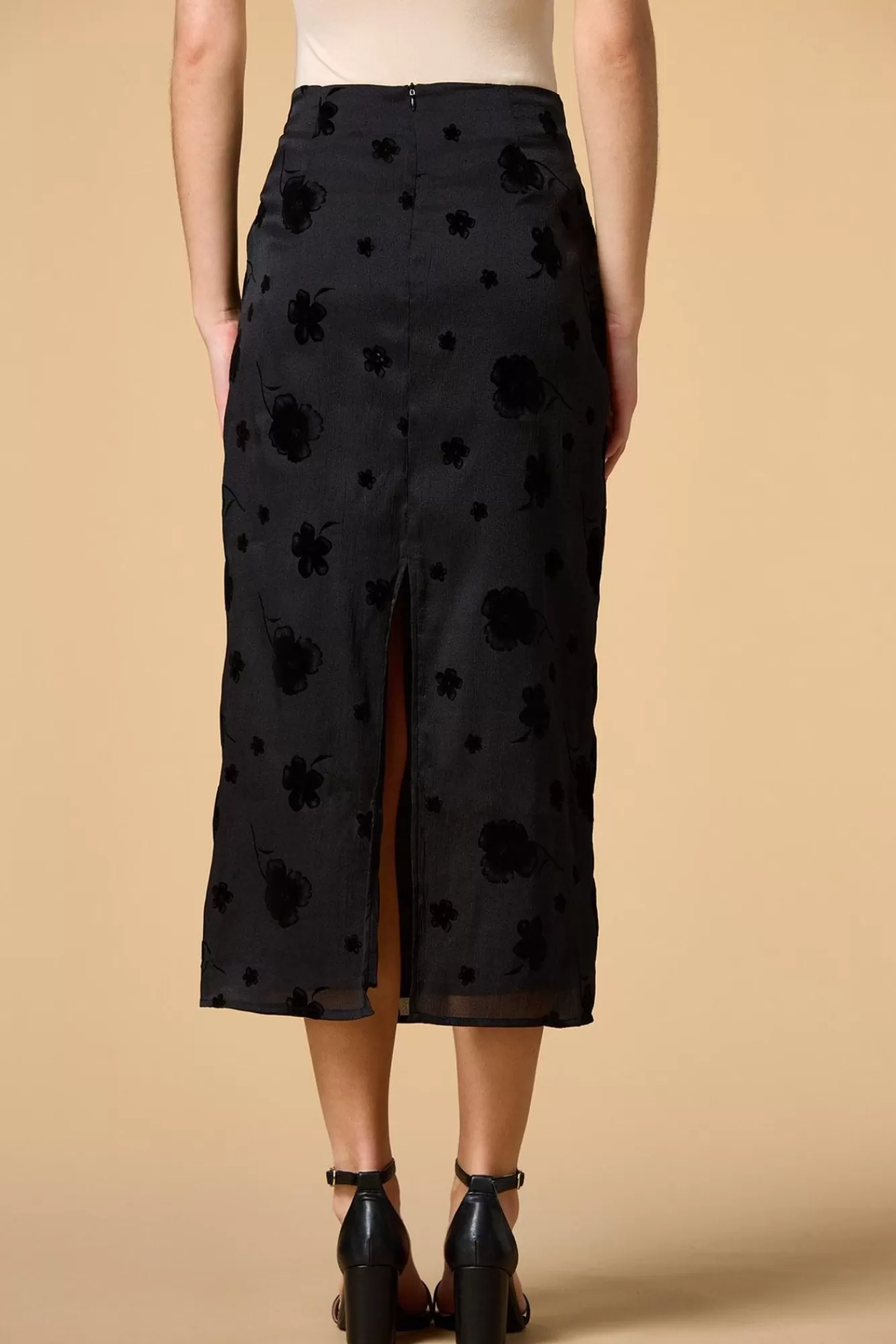 Women Versona Flock This Way Midi Skirt