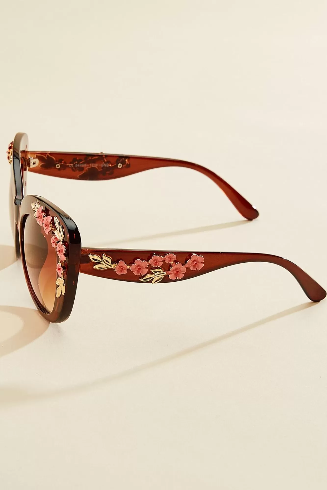 Women Versona Floral Embellished Cateye Sunglasses