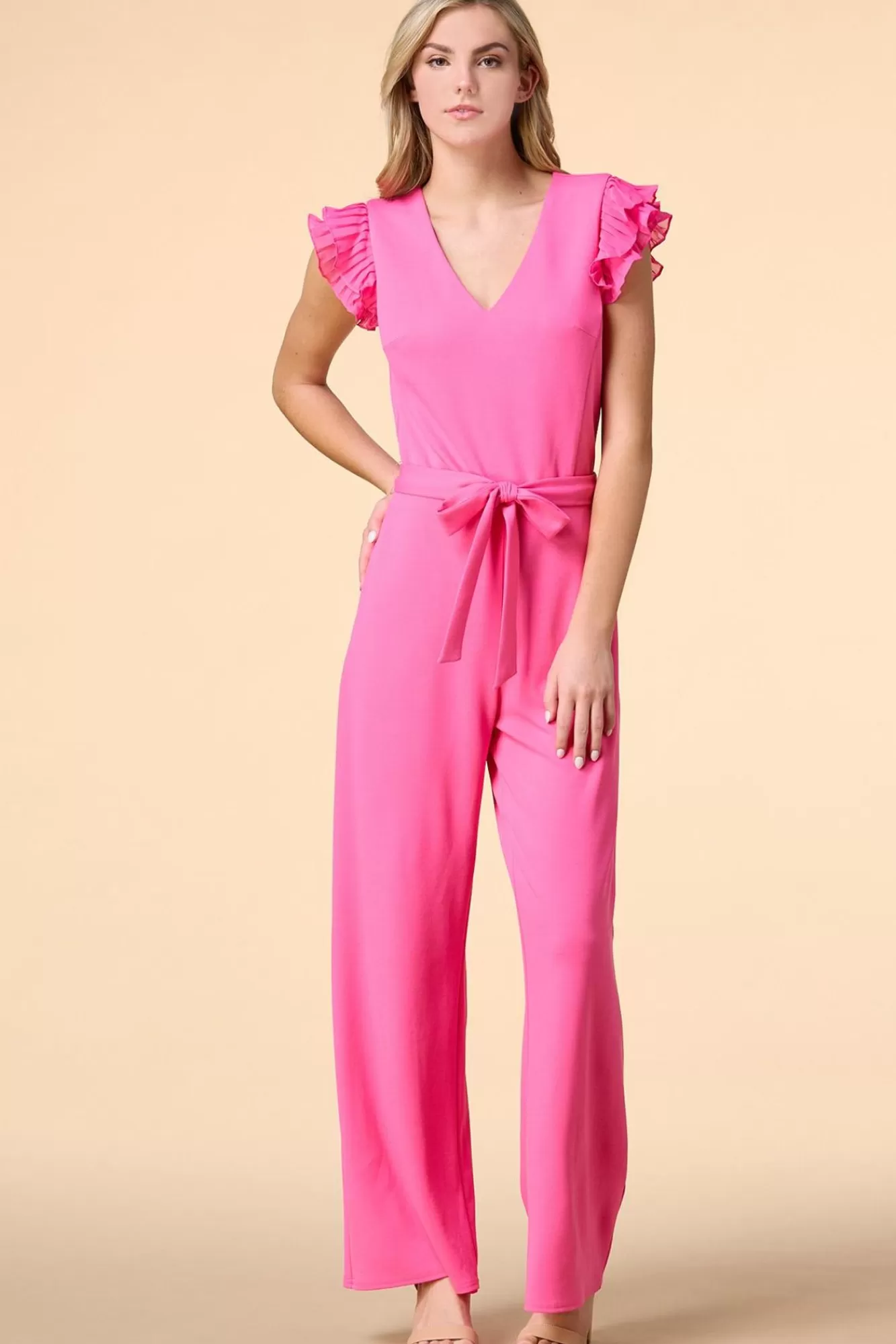 Women Versona Fluttering Eyelashes Jumpsuit