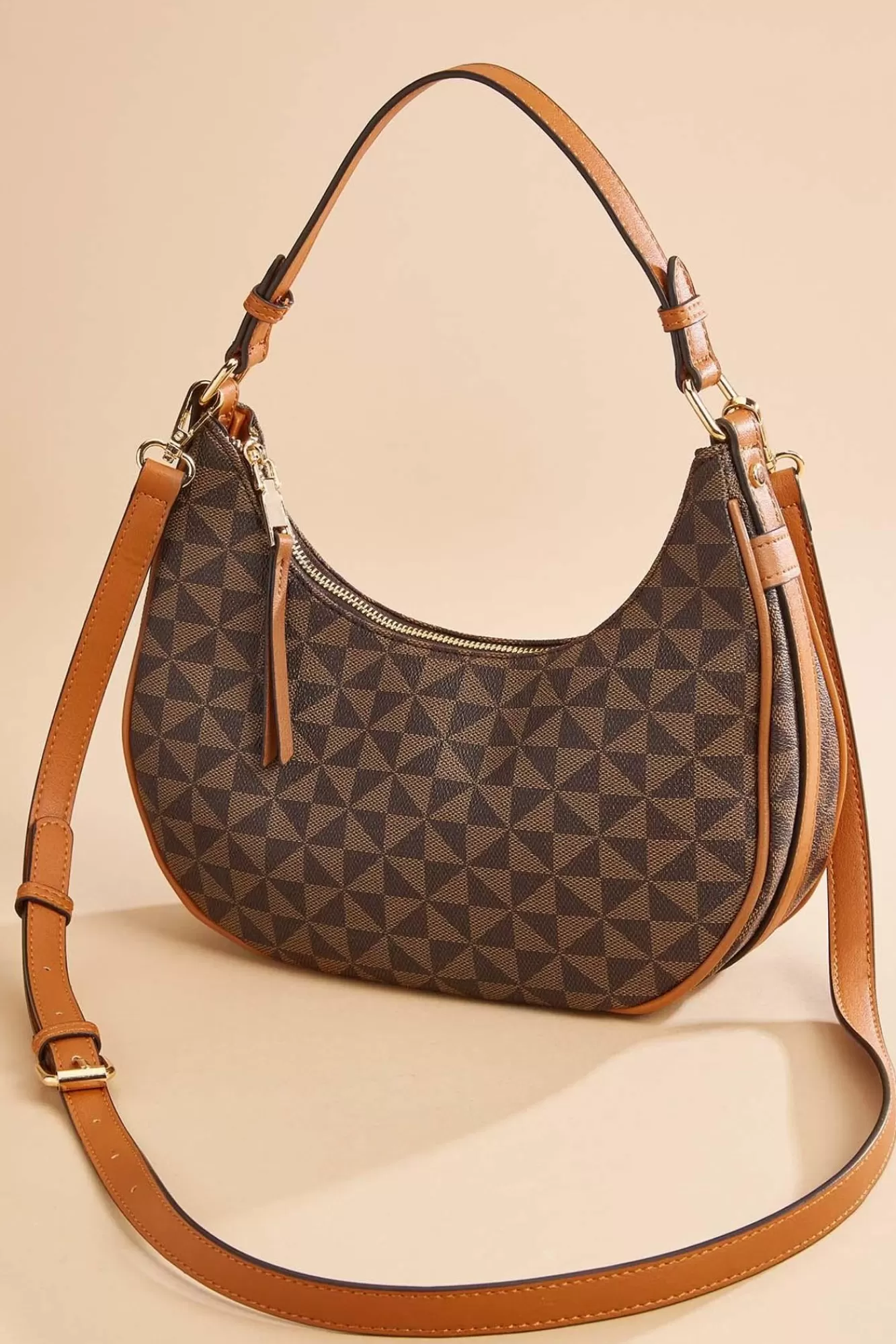 Women Versona Geo Print Faux Leather Handbag