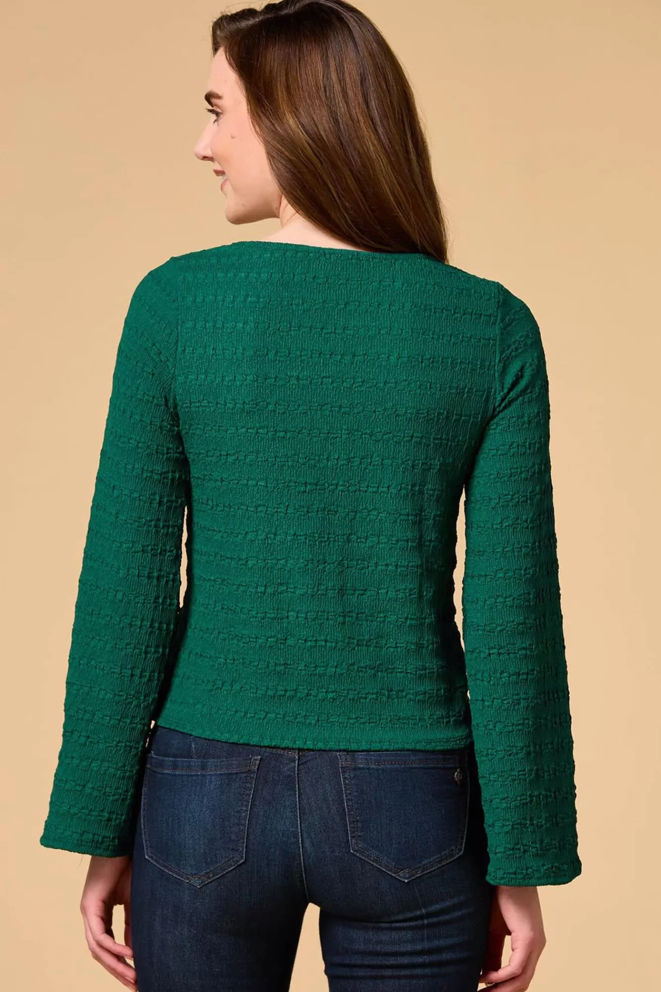 Women Versona Go Green Textured Top