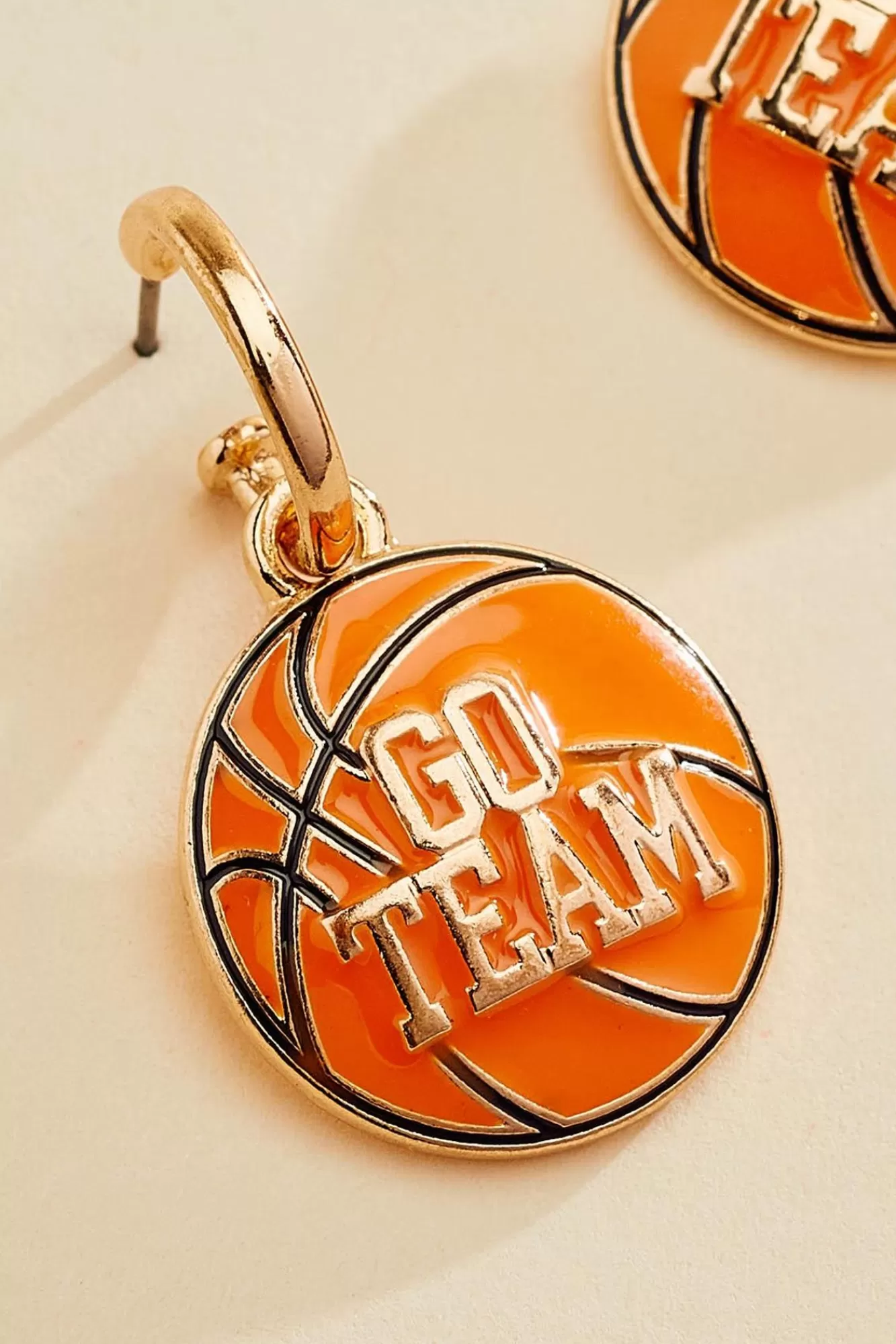 Women Versona Go Team Basketball Earrings