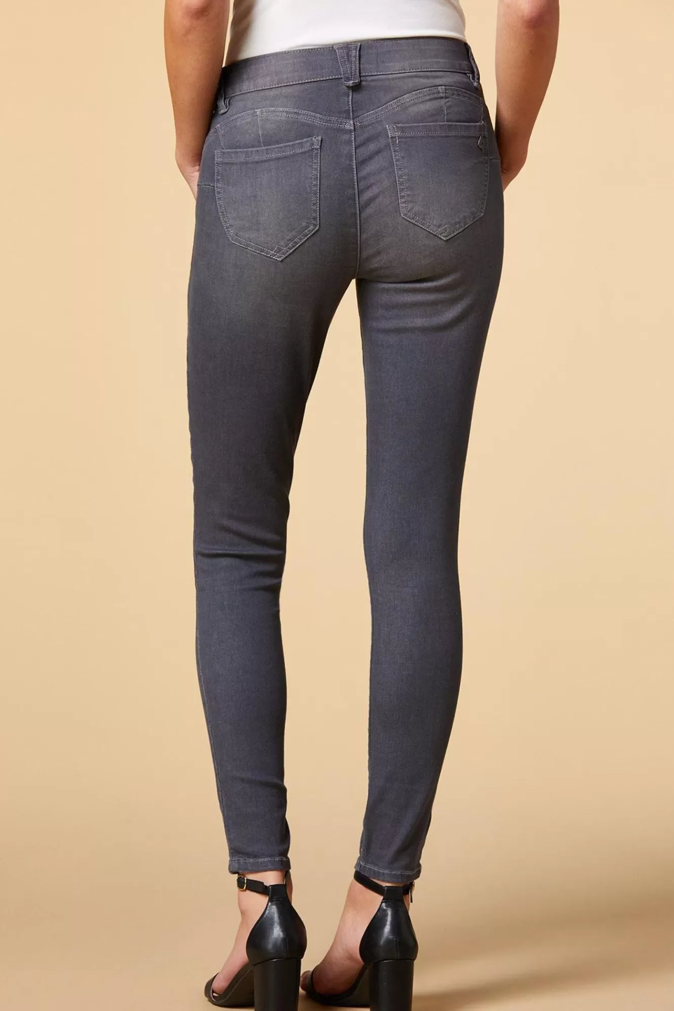 Women Versona Gray Area Jeggings