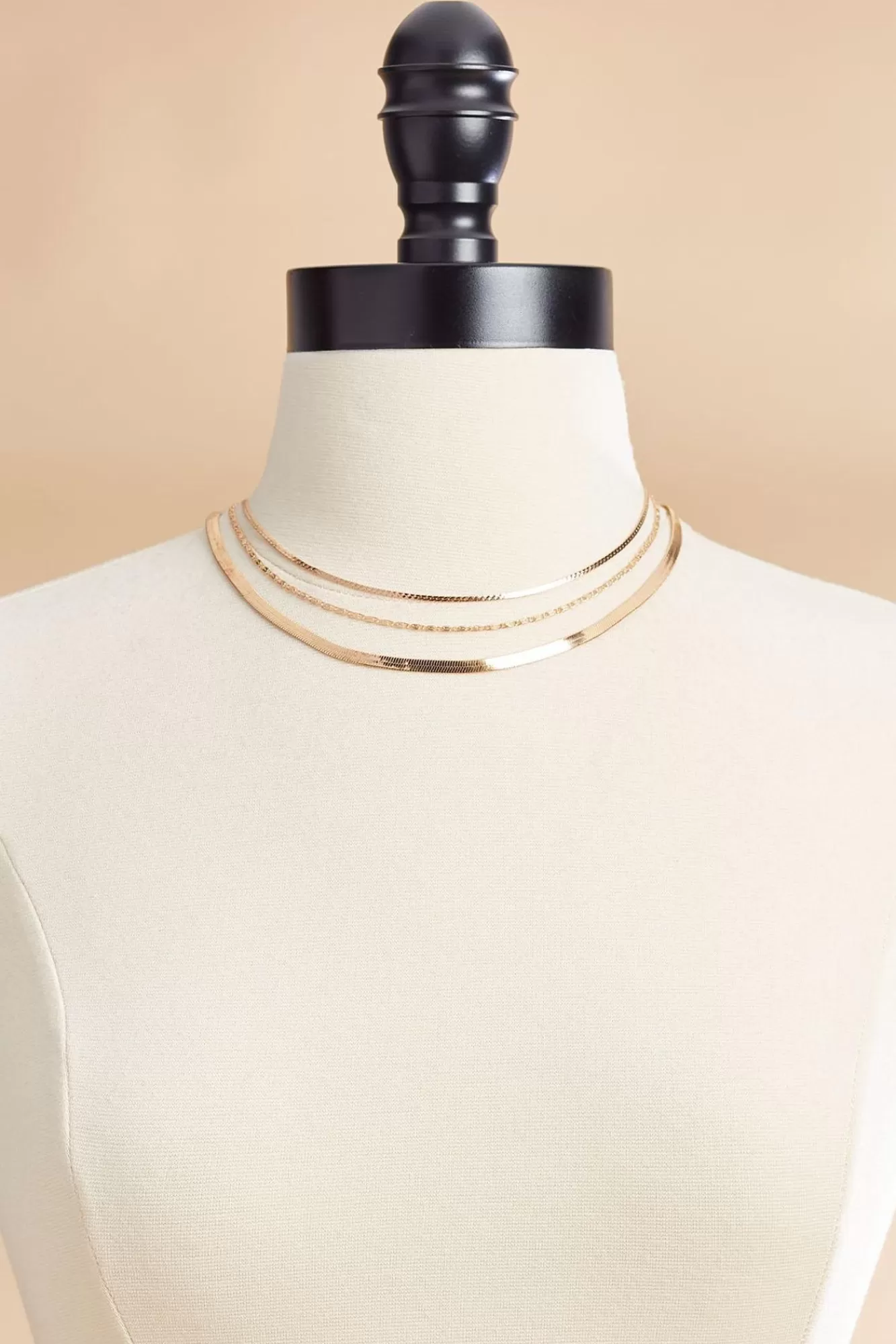 Women Versona Herringbone Layered Necklace