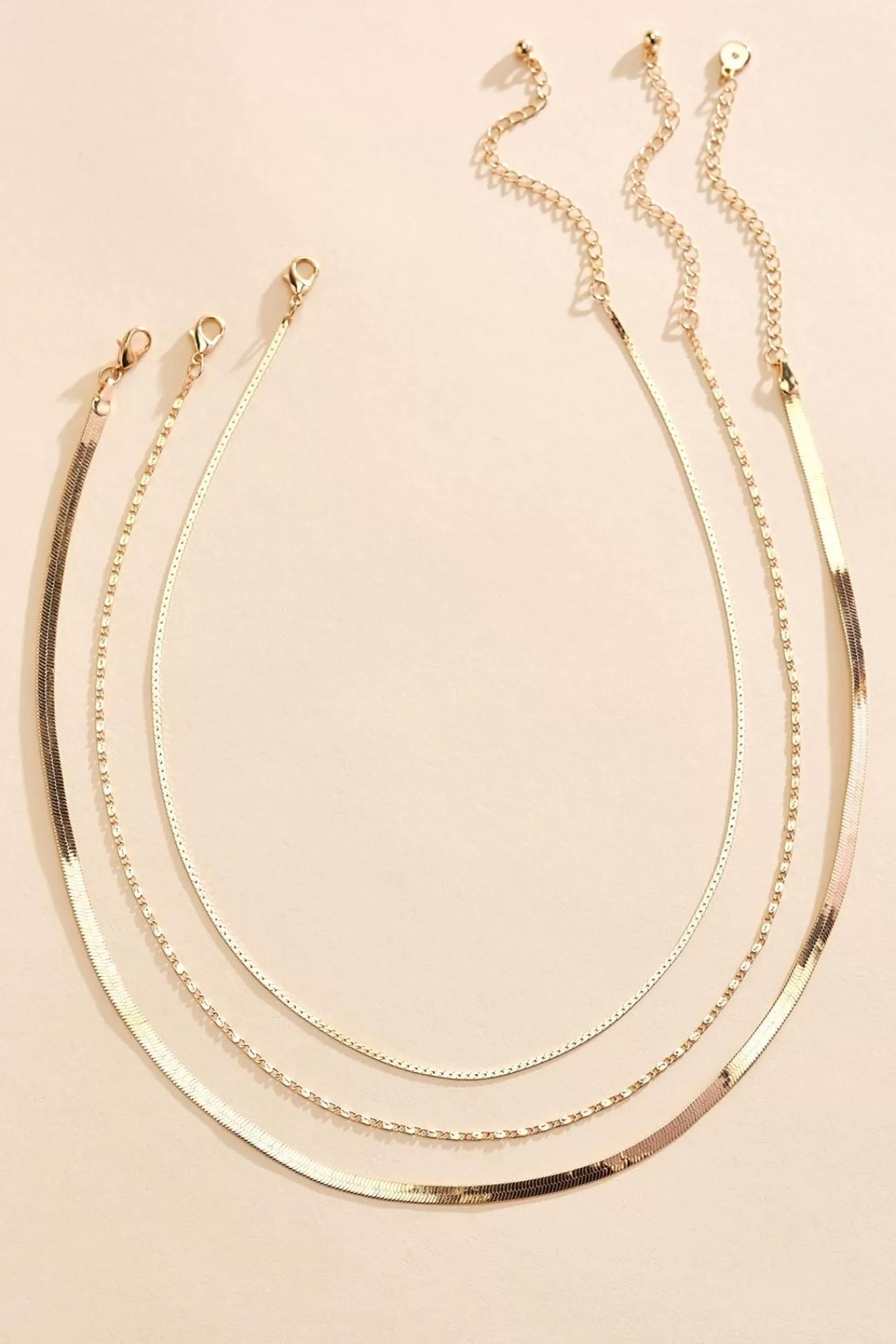 Women Versona Herringbone Layered Necklace