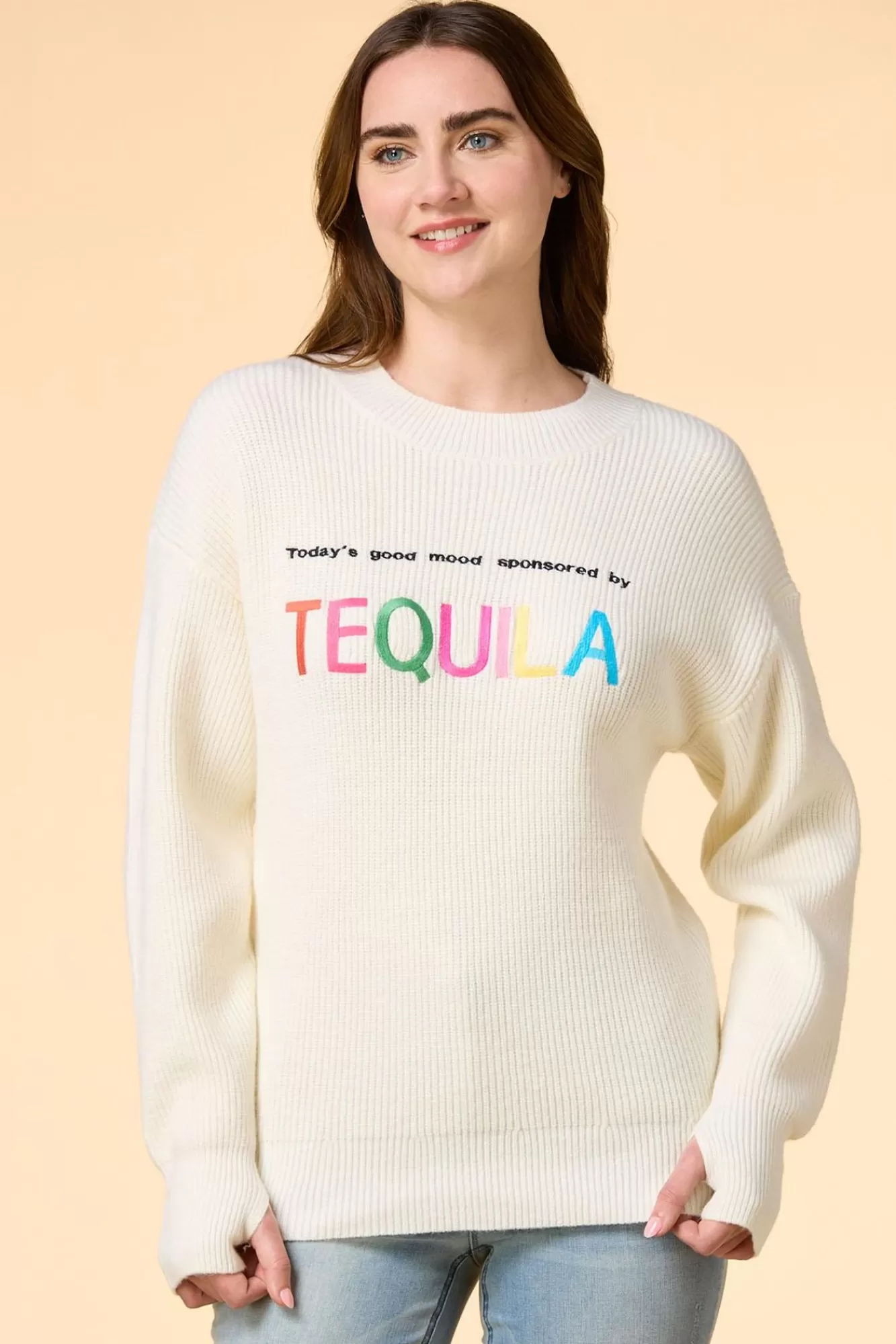 Women Versona In The Mood For Tequila Sweater