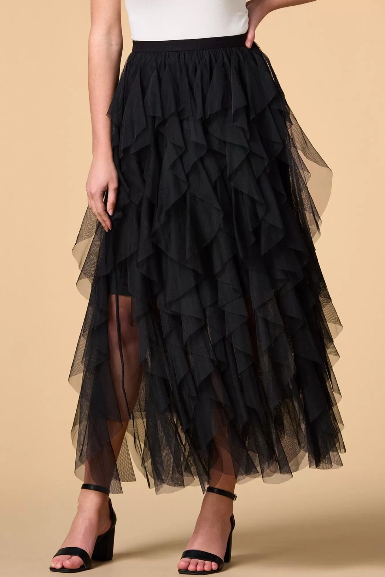 Women Versona Made You Tulle Maxi Skirt