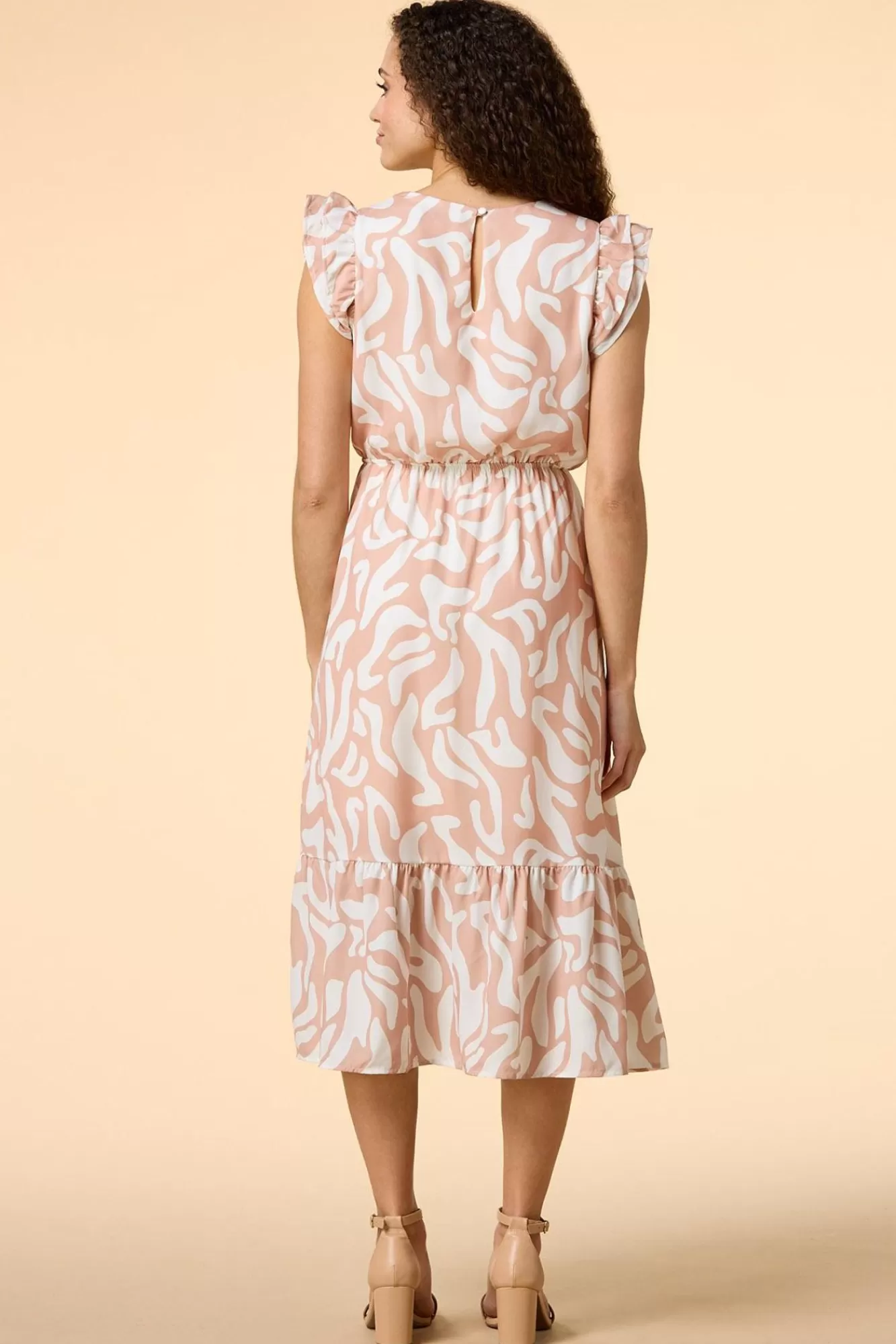 Women Versona Making Waves Midi Dress