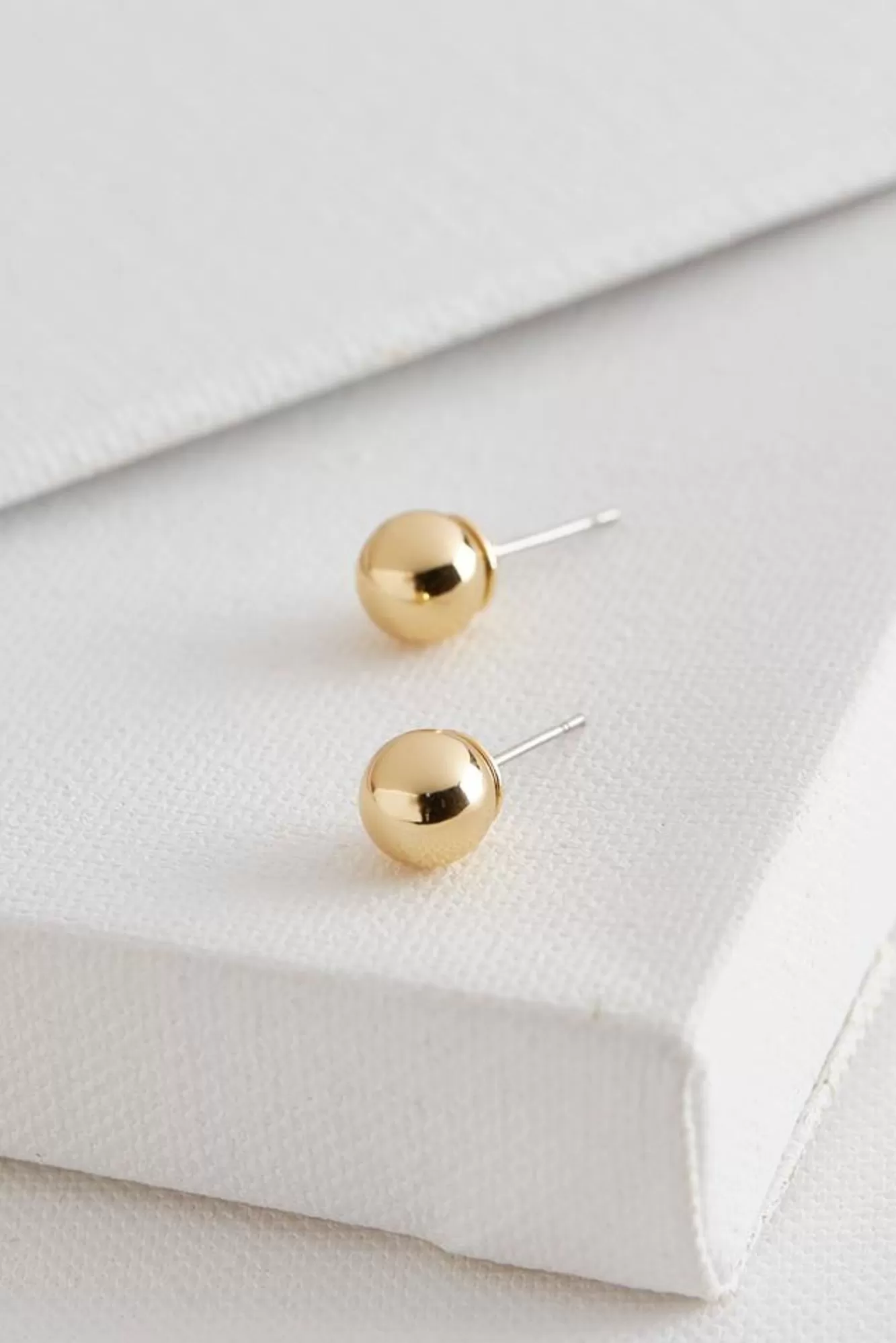 Women Versona Metal Ball Stud Earrings