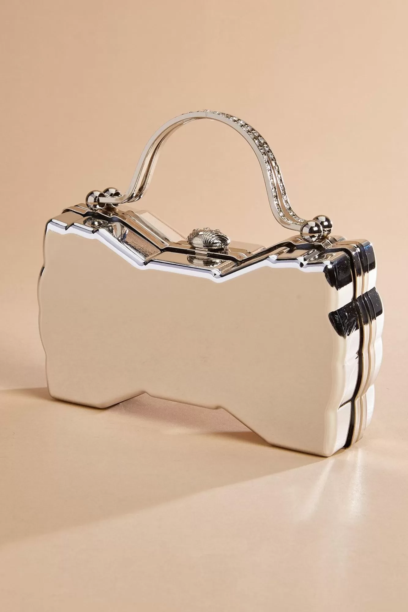 Women Versona Metallic Bow Bag