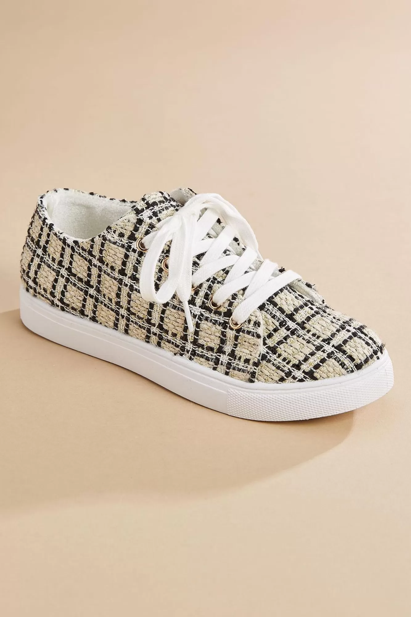 Women Versona Metallic Tweed Sneakers