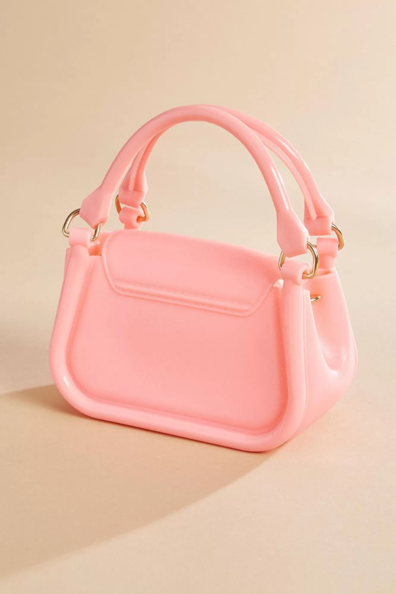 Women Versona Mini Pink Jelly Bag