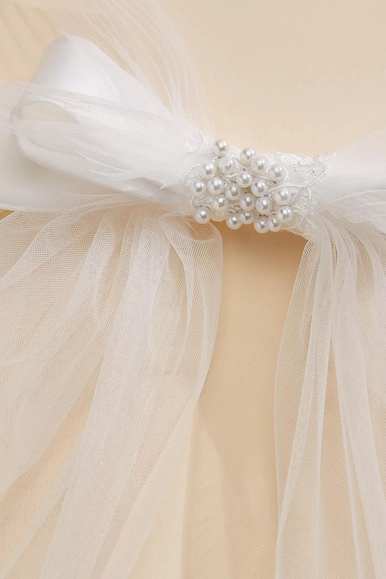 Women Versona Mini Veil Bow