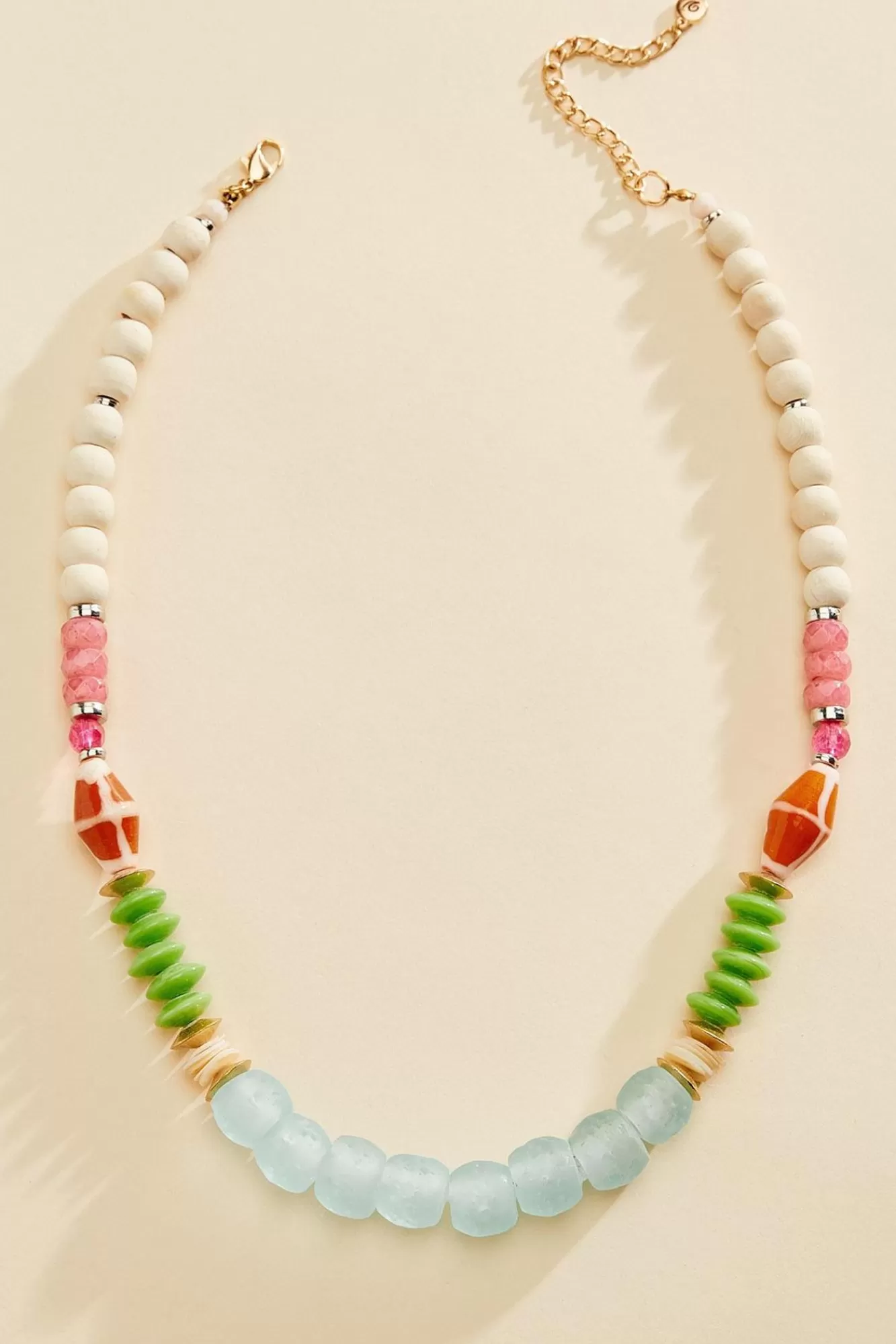 Women Versona Mixed Shape Bead Necklace