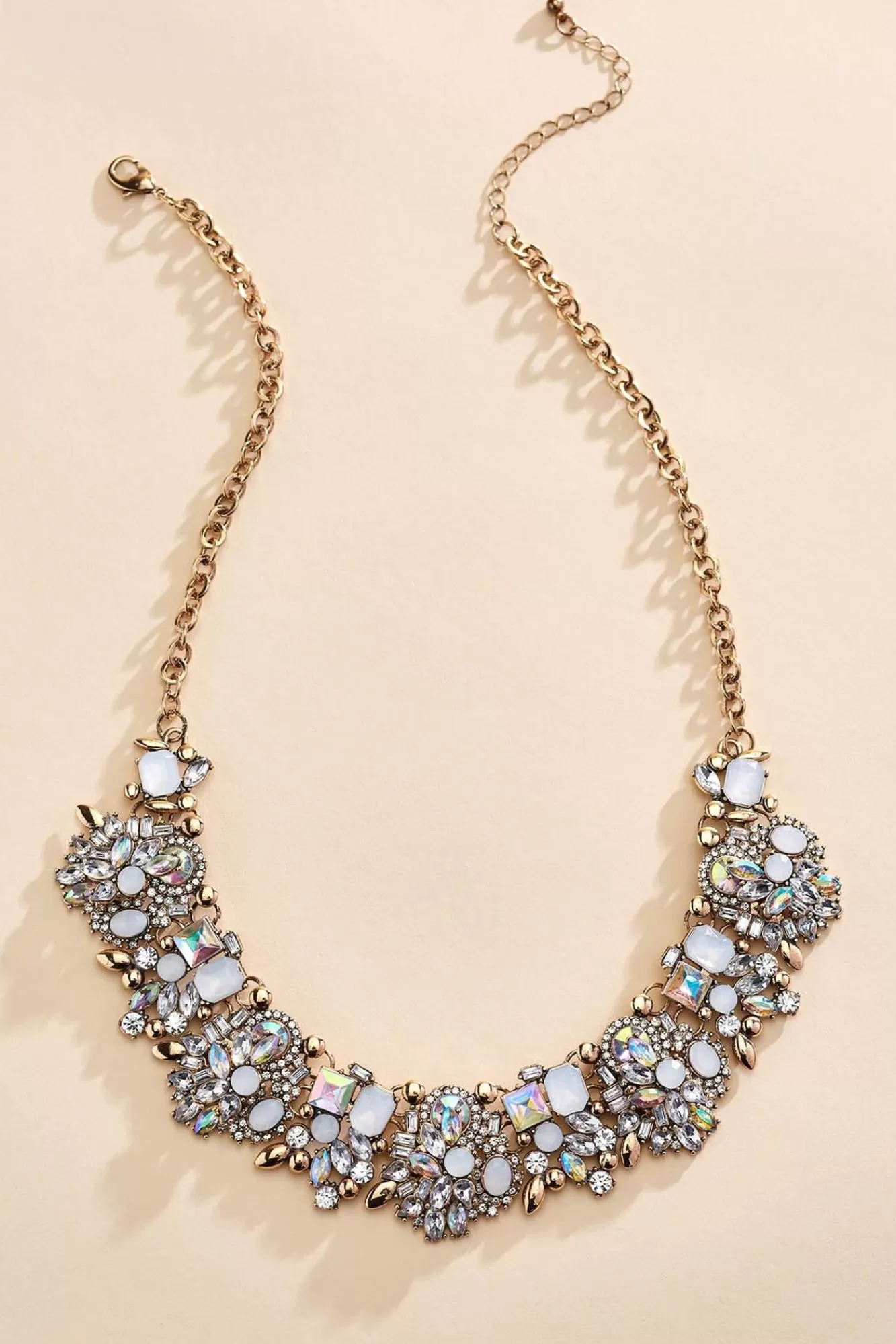 Women Versona Mixed Stone Bib Necklace