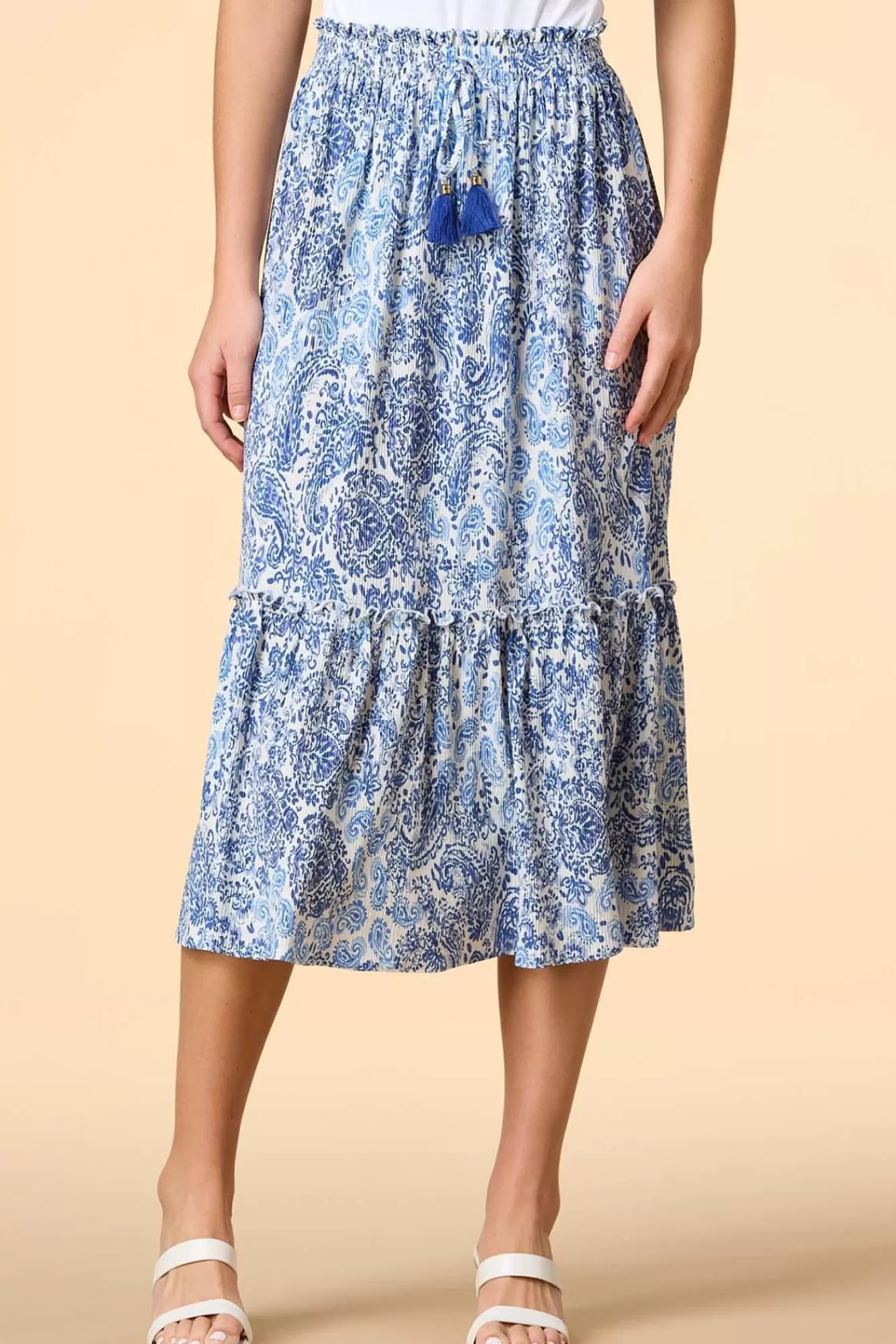 Women Versona Morning Glory Midi Skirt