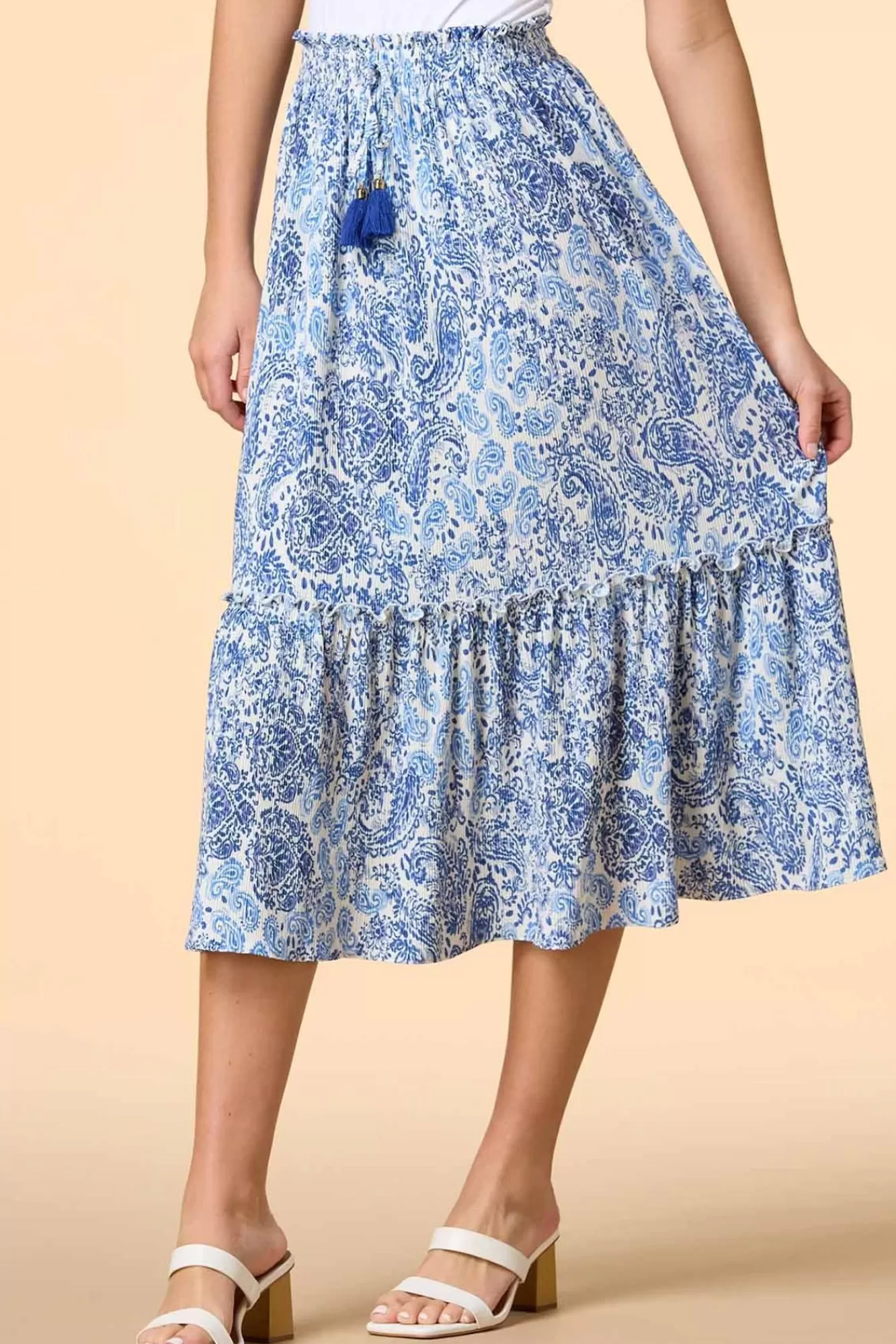 Women Versona Morning Glory Midi Skirt