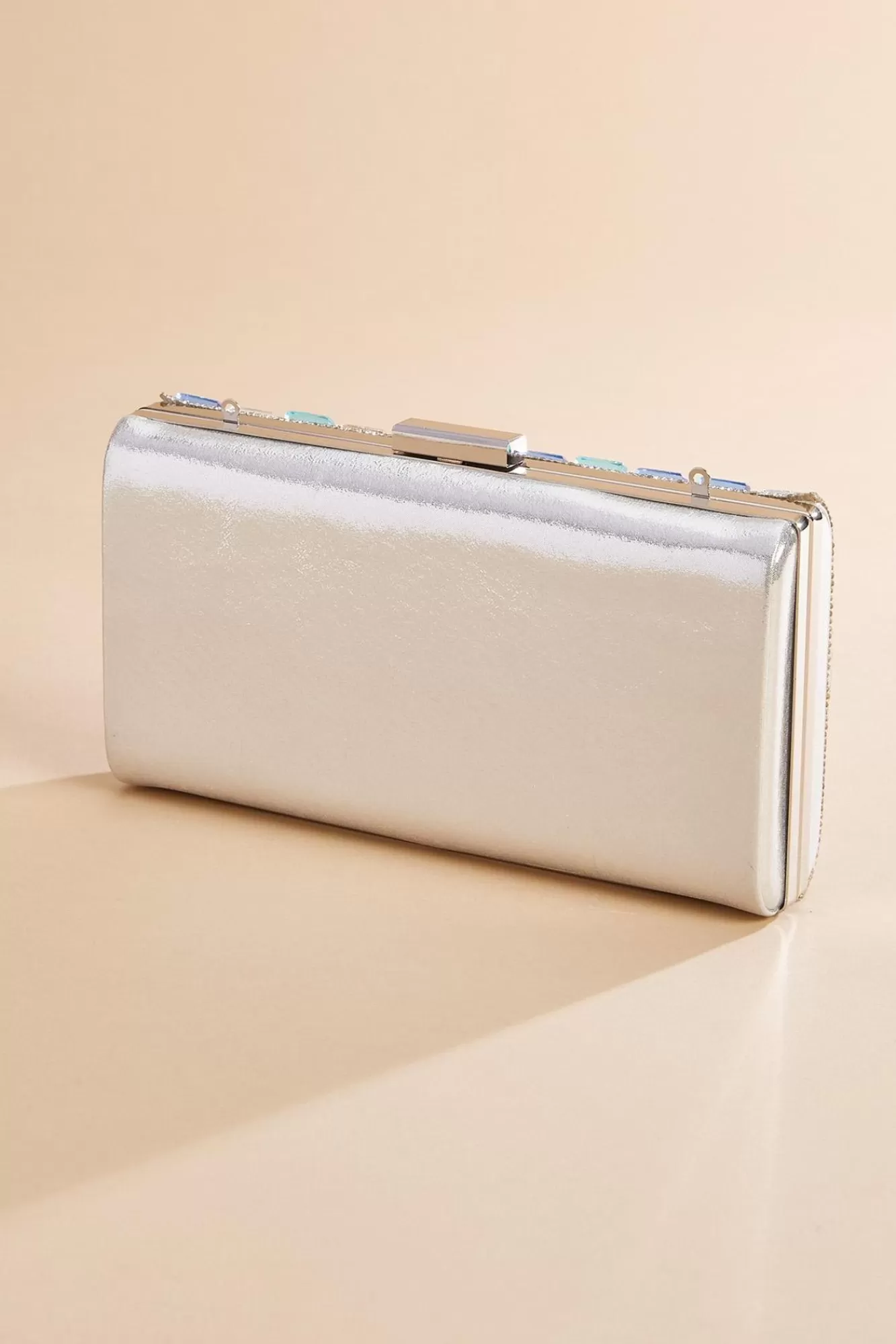 Women Versona Multicolor Stone Clutch