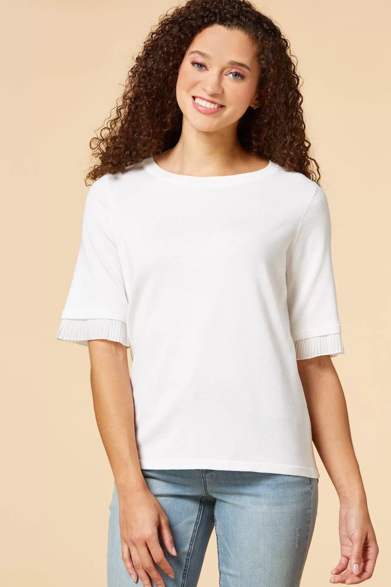 Women Versona One Small Pleat Top