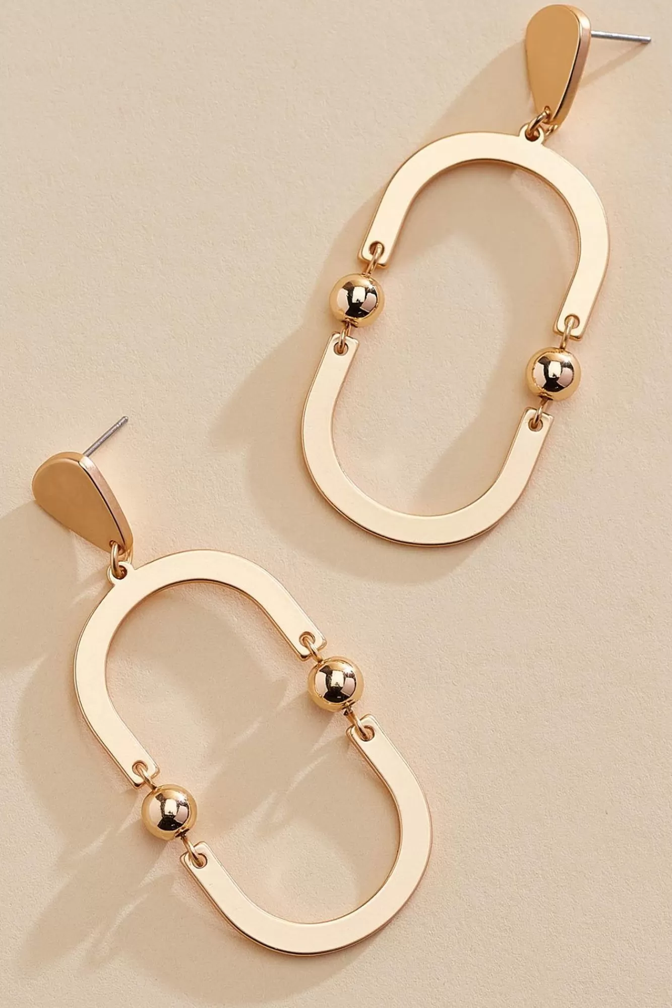 Women Versona Oval Dangle Earrings