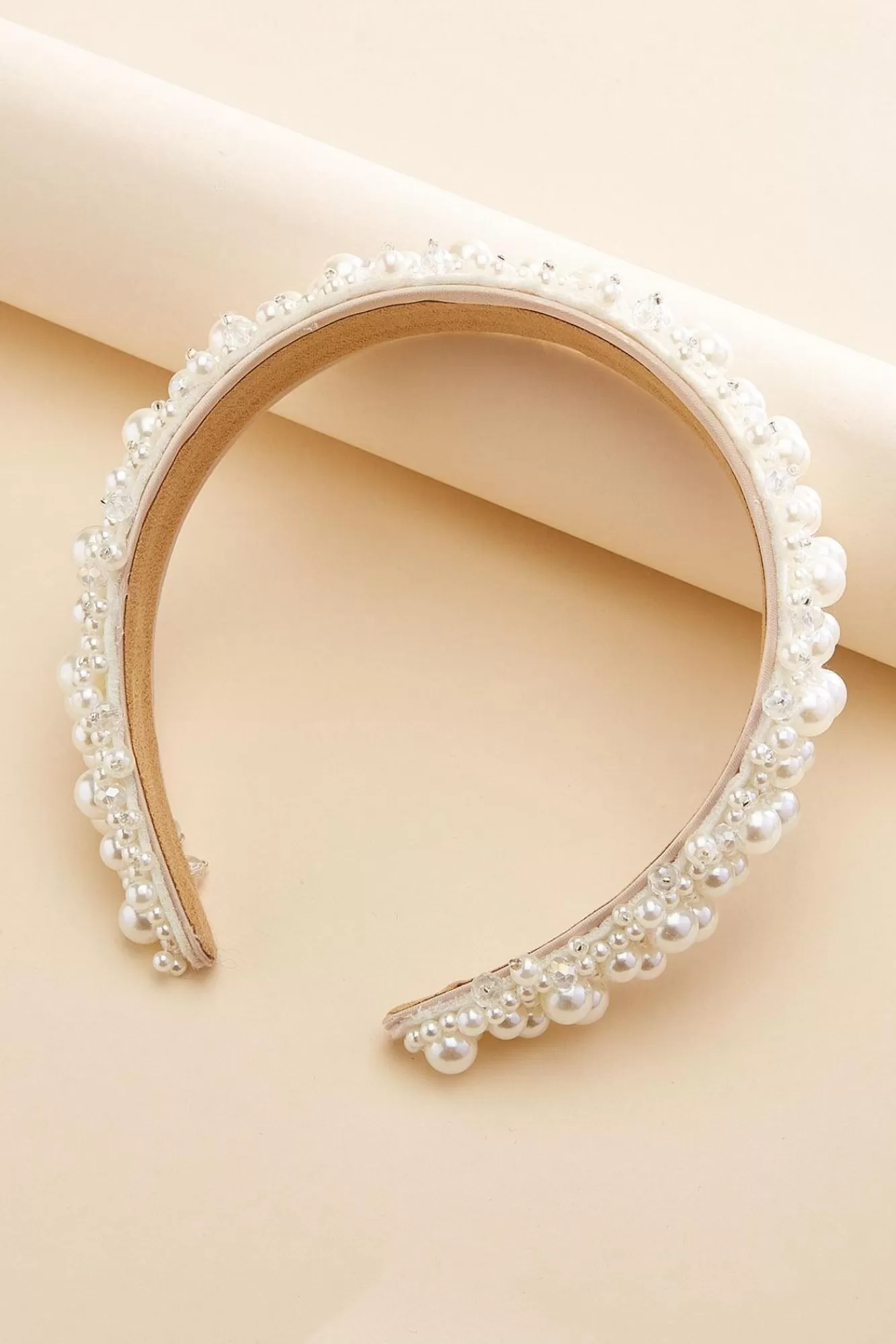 Women Versona Pearl Embellished Headband