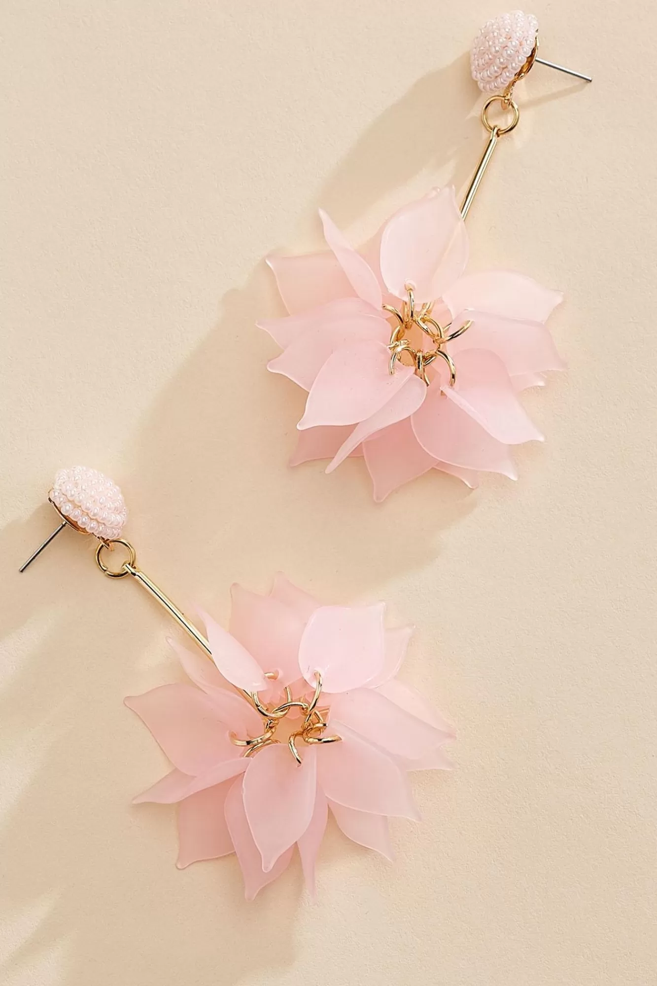 Women Versona Petal Cluster Dangly Earrings