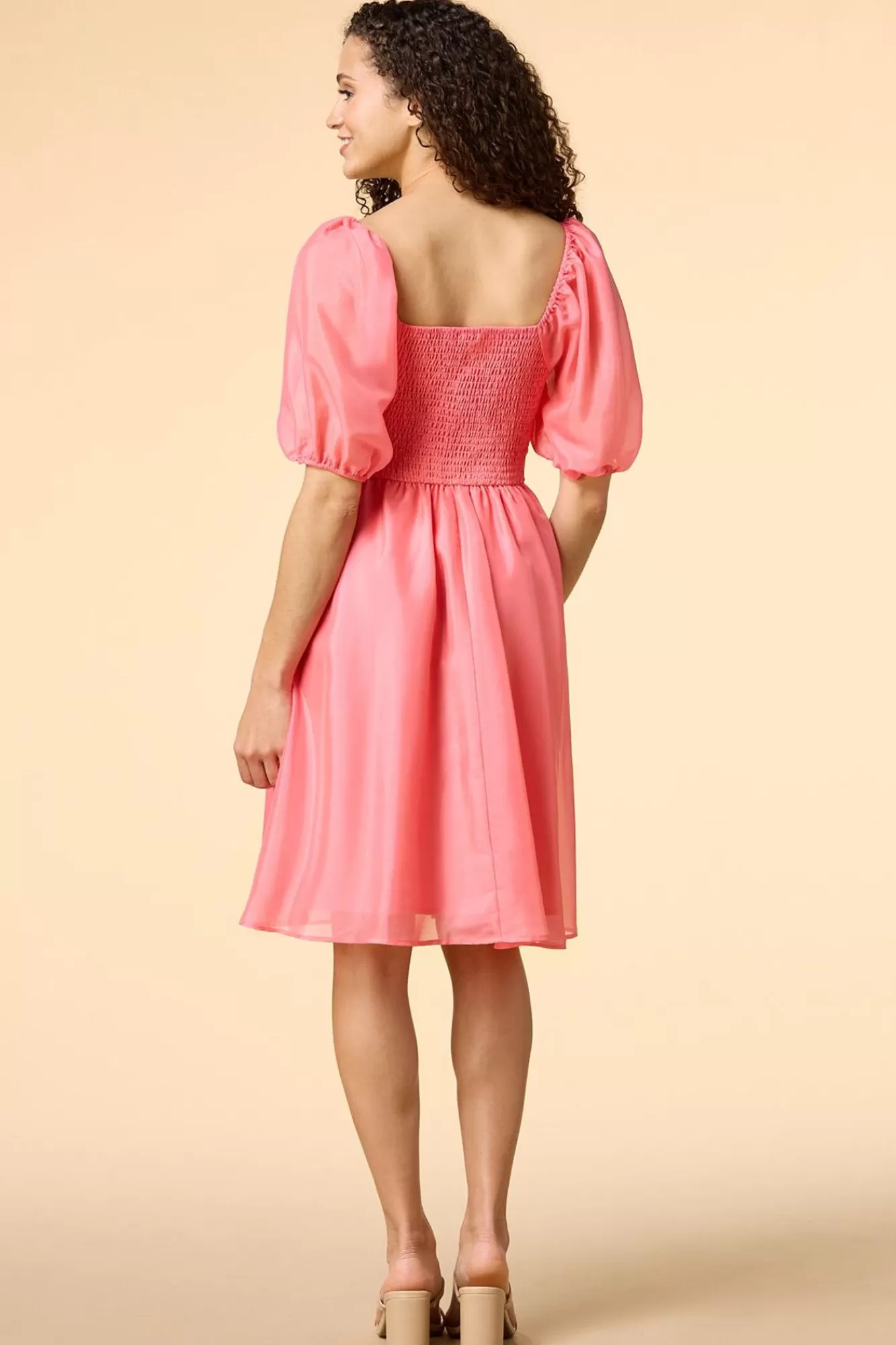 Women Versona Pink Grapefruit Dress