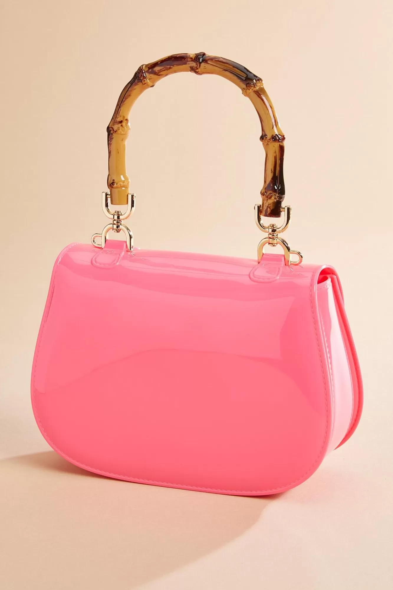 Women Versona Pink Jelly Mini Satchel