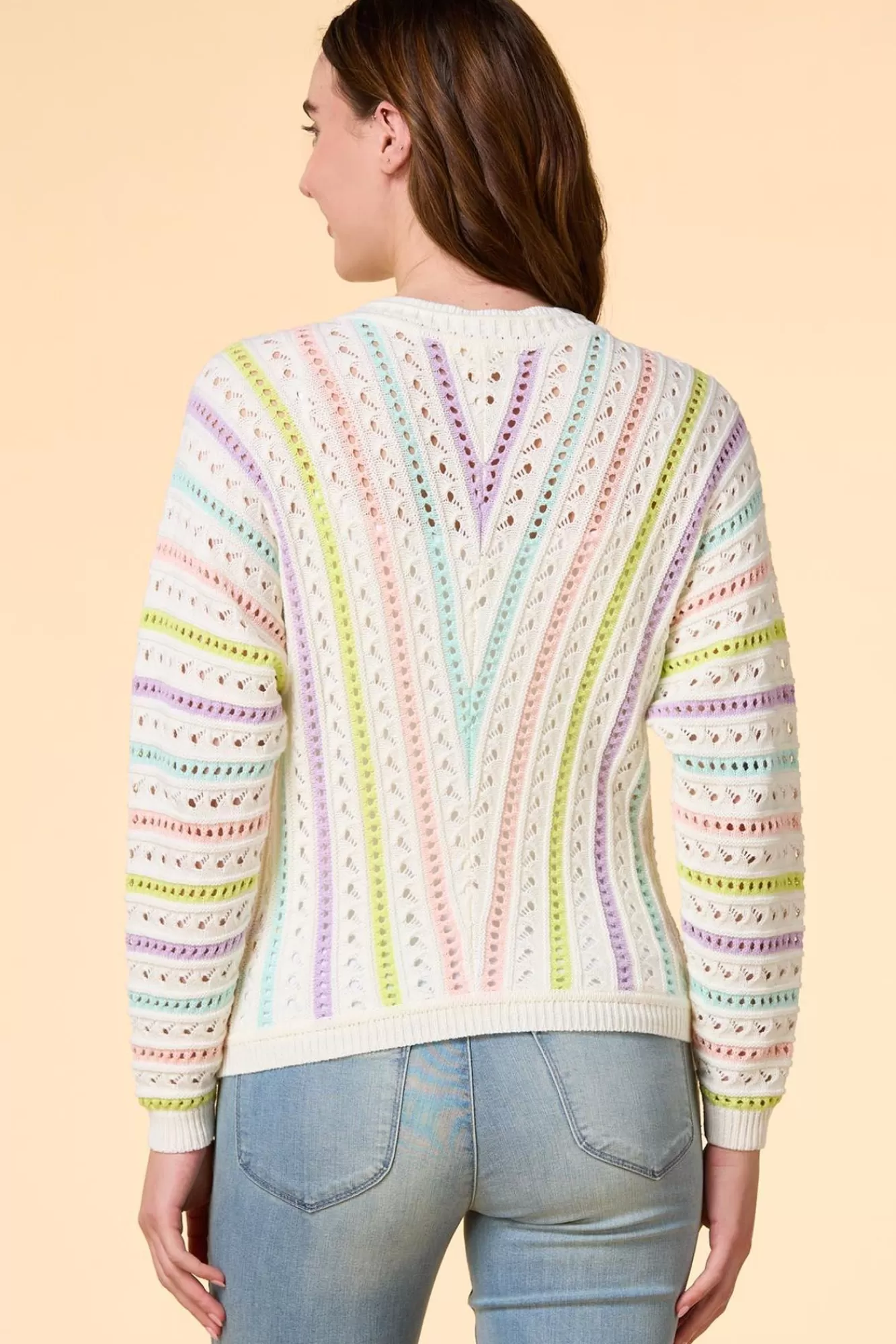 Women Versona Pretty In Pastels Sweater