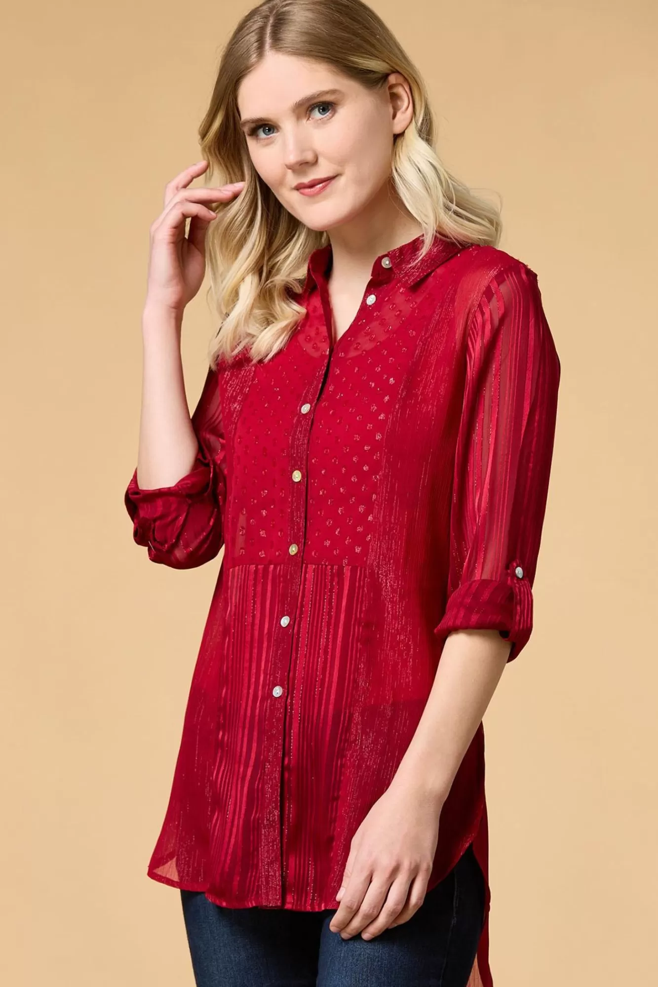 Women Versona Radiant Ruby Top